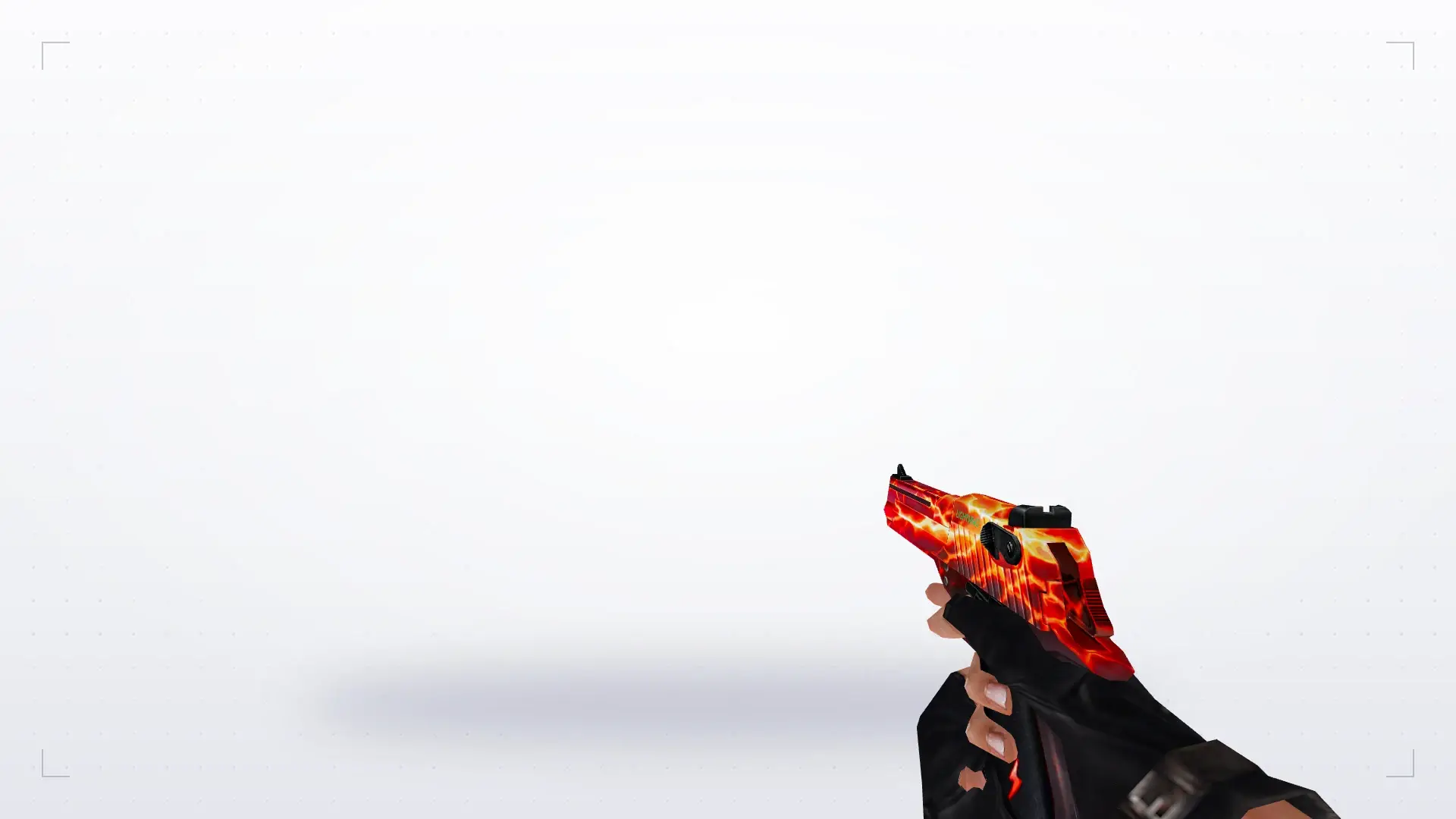 CSO Desert Eagle Red Lightning — first person
