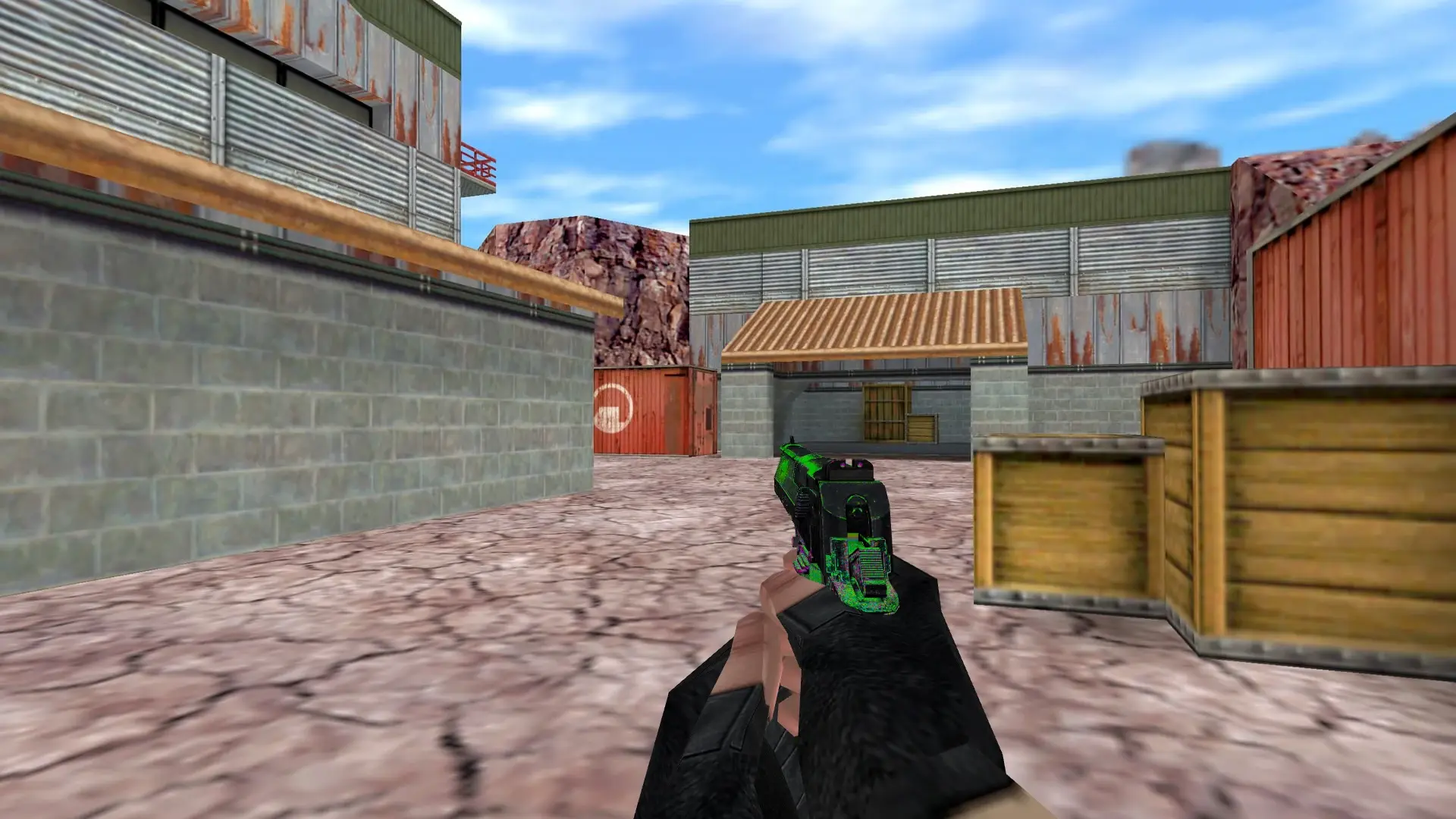 Desert Eagle Acid Shoot — de_nuke (first person)