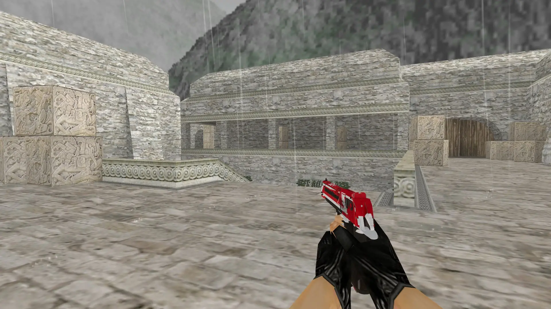 Desert Eagle Agressor — de_aztec (first person)