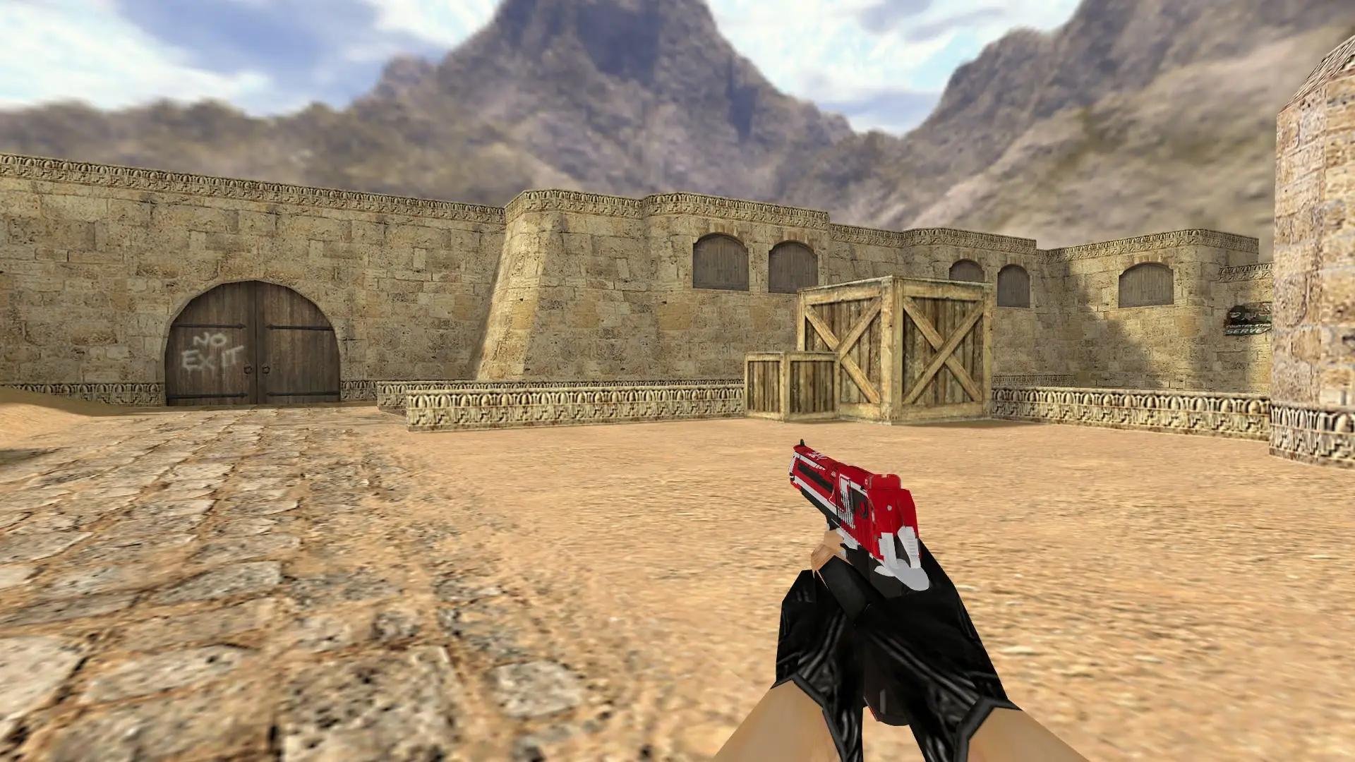 Desert Eagle Agressor — de_dust2 (first person)