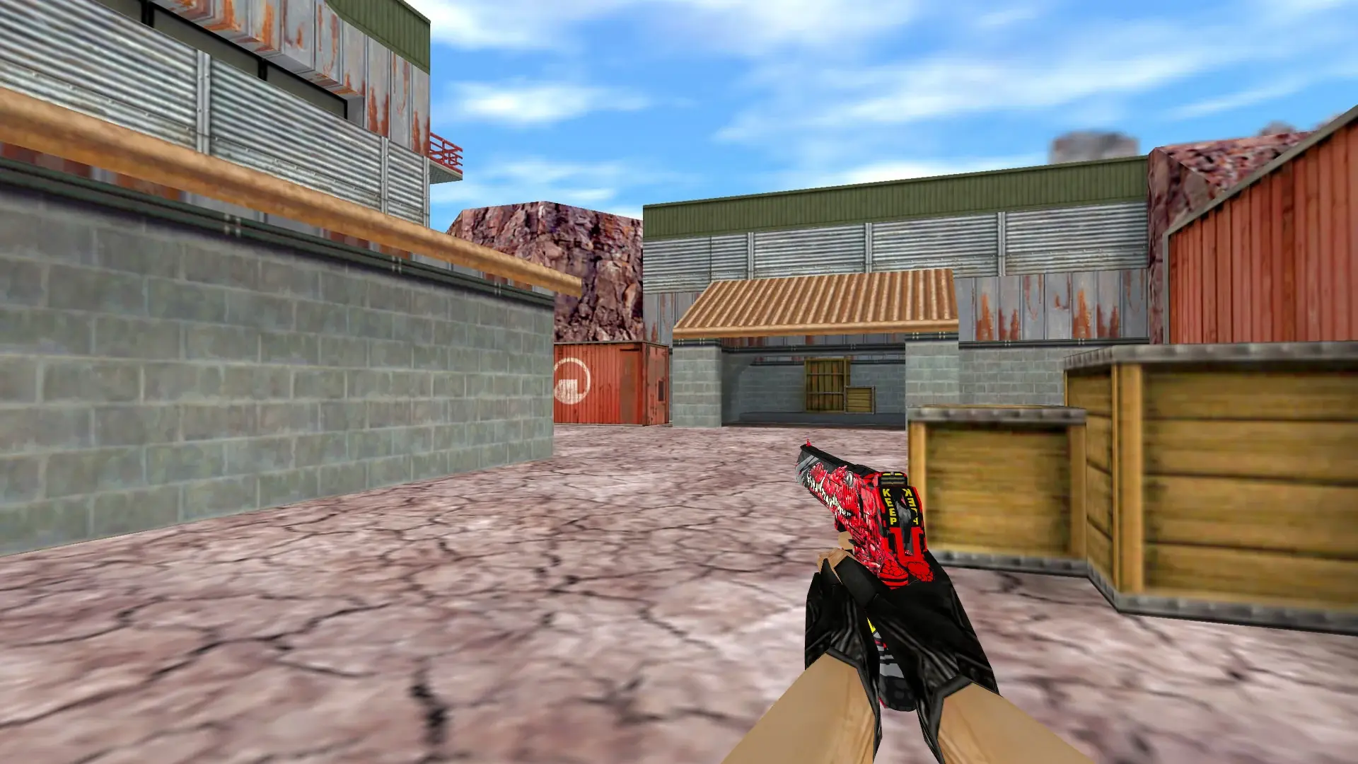Desert Eagle Alligator 5000 — de_nuke (first person)