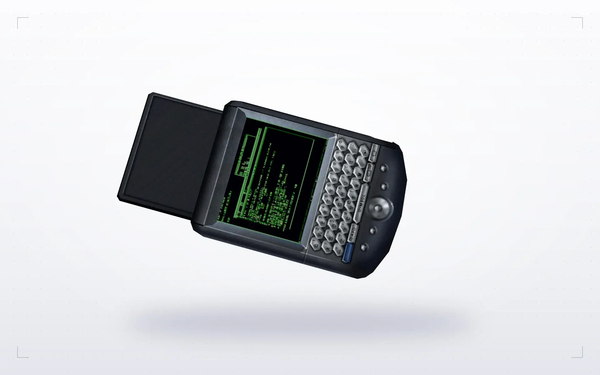 Pocket PC — top view