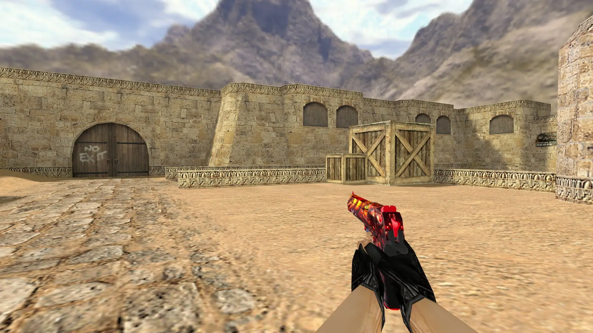 Desert Eagle Ancient Dragon — de_dust2 (first person)