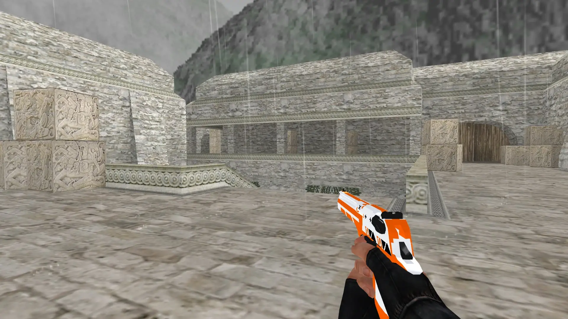 Desert Eagle | Asiimov — de_aztec (first person)
