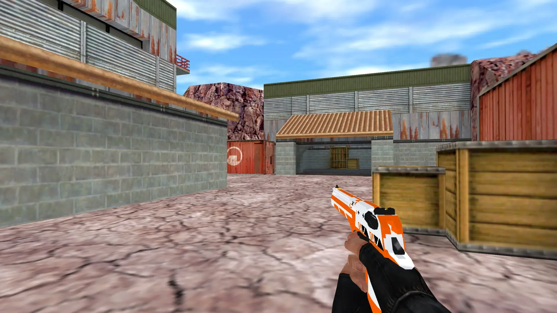 Desert Eagle | Asiimov — de_nuke (first person)
