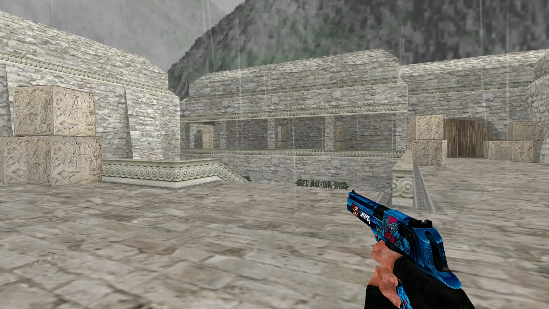 Desert Eagle Asking Alexandria — de_aztec (first person)