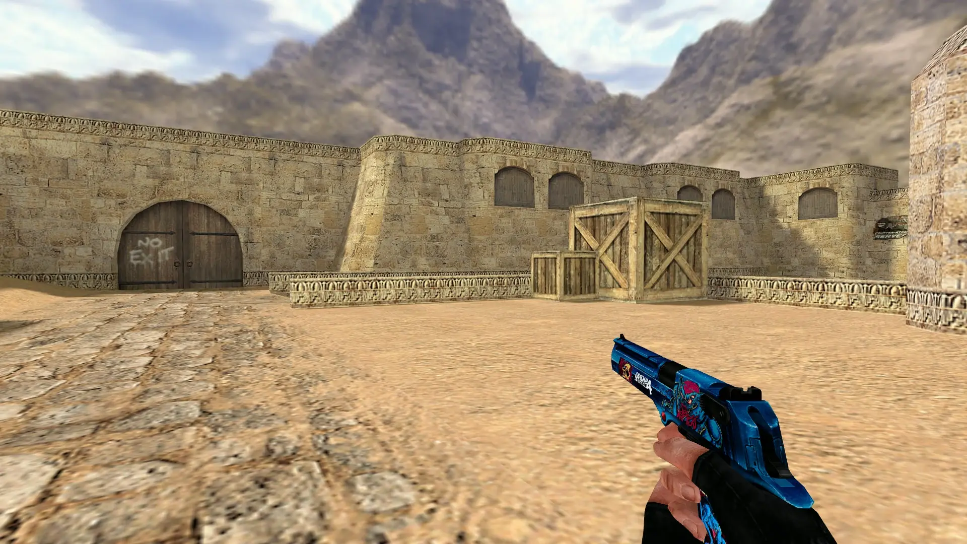 Desert Eagle Asking Alexandria — de_dust2 (first person)
