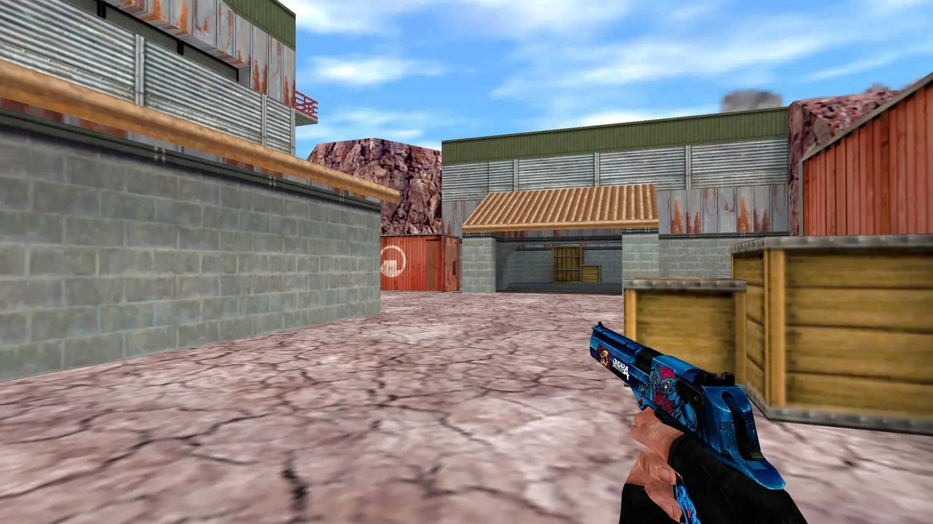 Desert Eagle Asking Alexandria — de_nuke (first person)