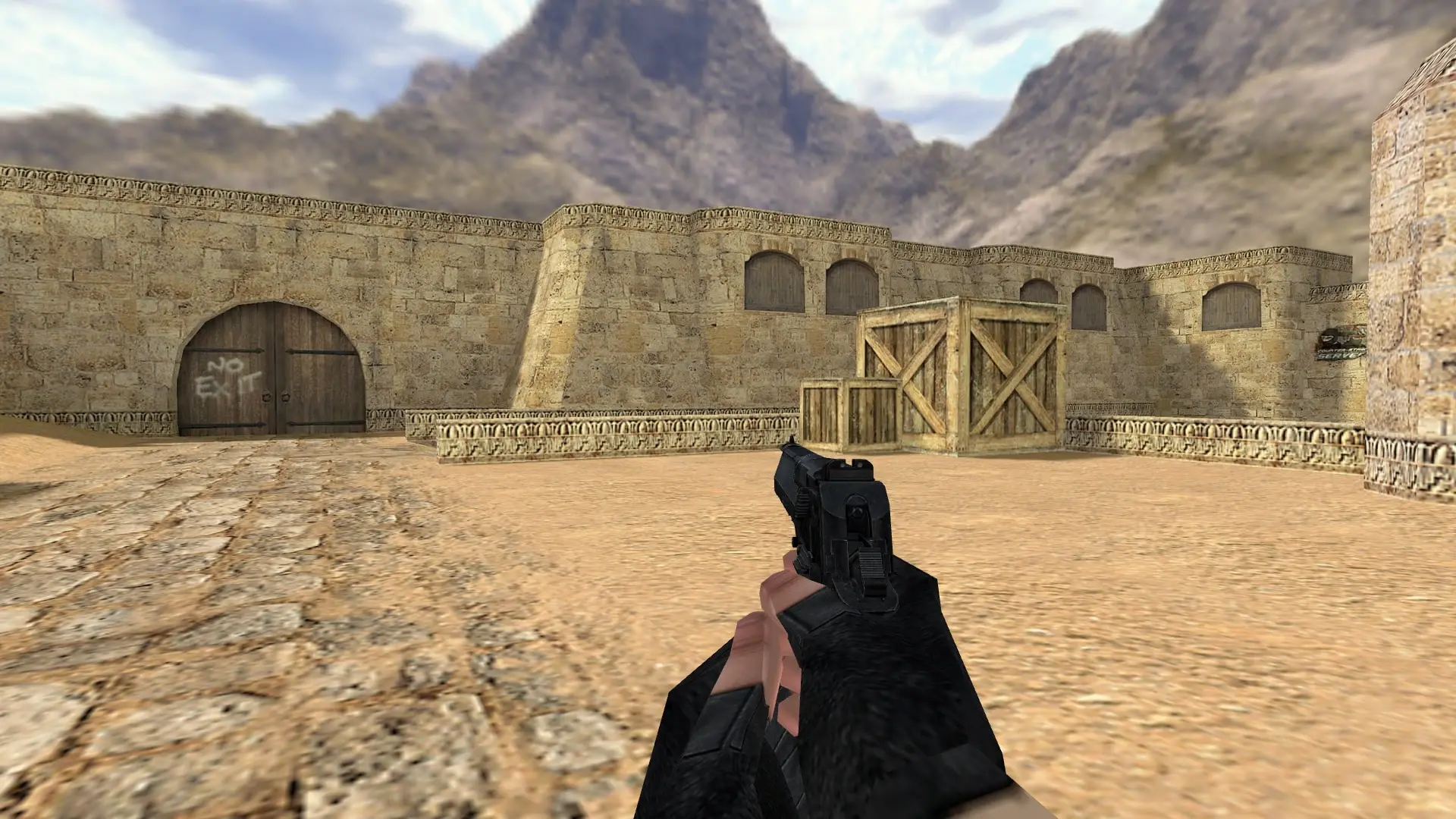 Desert Eagle Black Death — de_dust2 (first person)