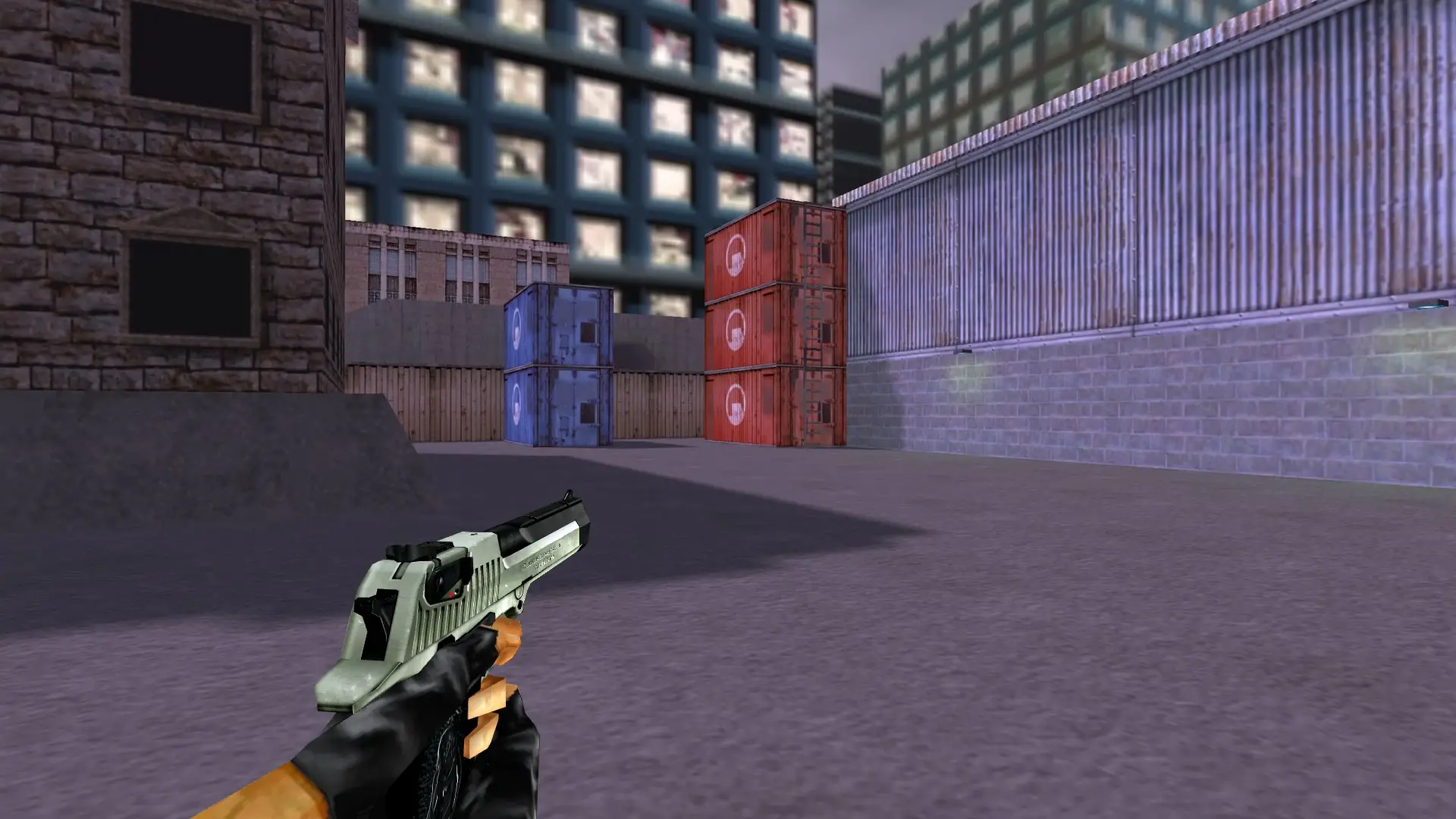 Desert Eagle BlackSilver — cs_assault (first person)