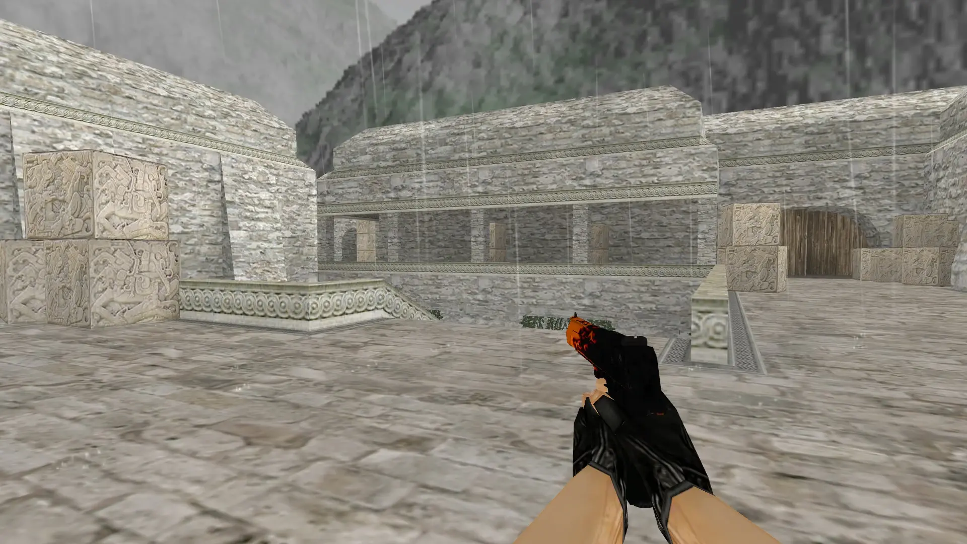 Desert Eagle | Blaze — de_aztec (first person)