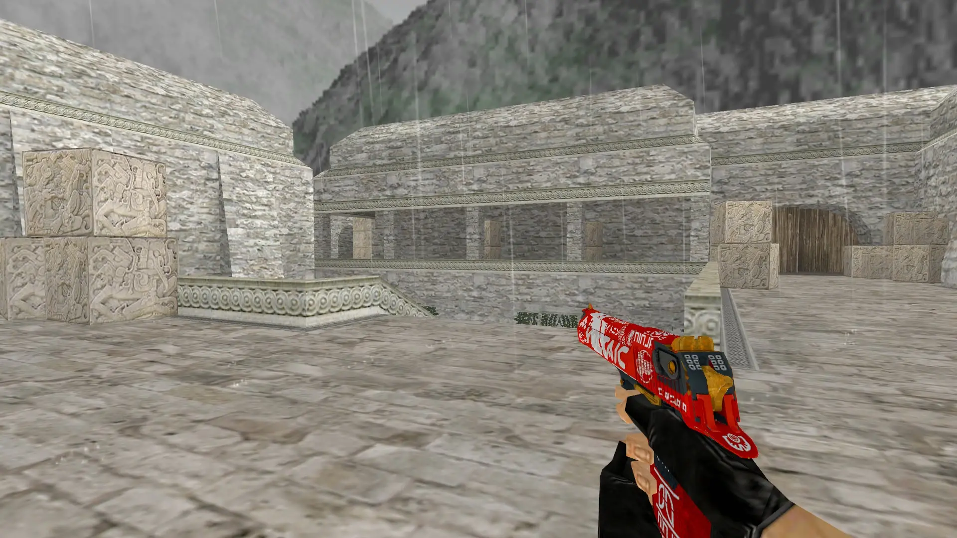 Desert Eagle Bloodsport — de_aztec (first person)
