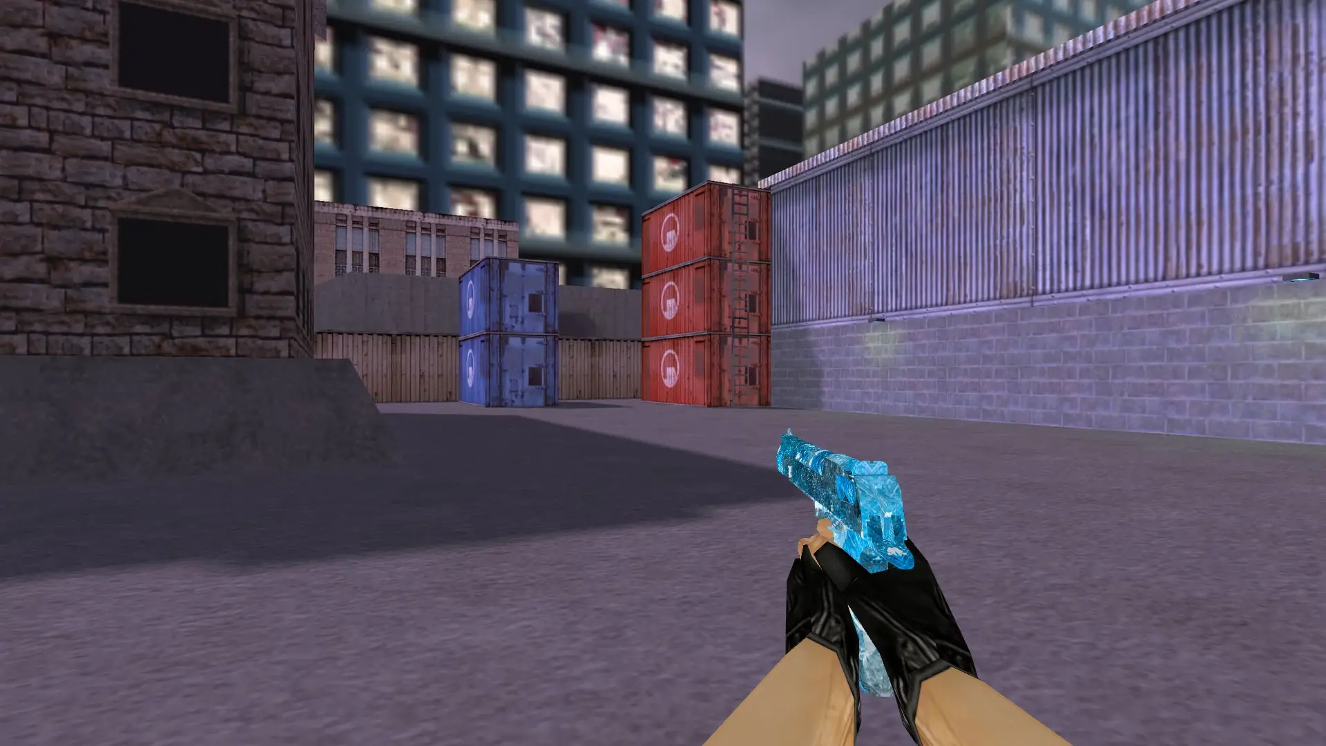 Desert Eagle Blue Crystal — cs_assault (first person)