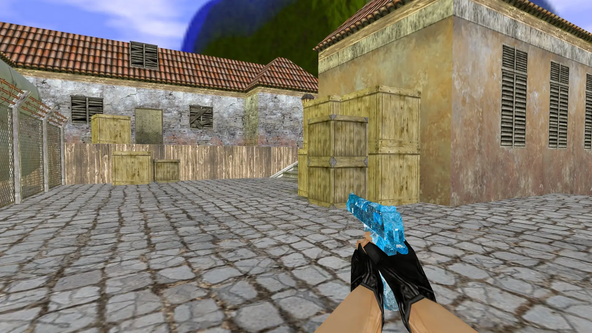 Desert Eagle Blue Crystal — de_inferno (first person)