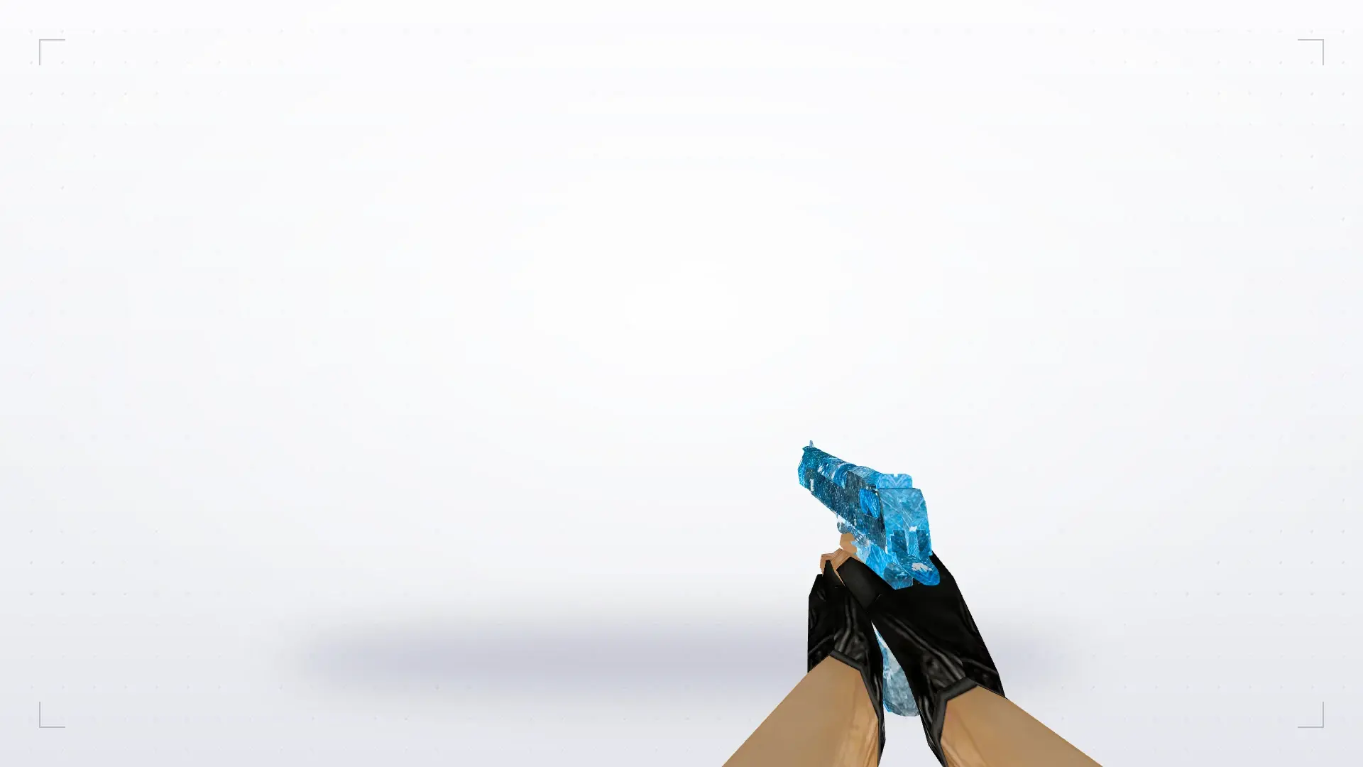 Desert Eagle Blue Crystal — first person