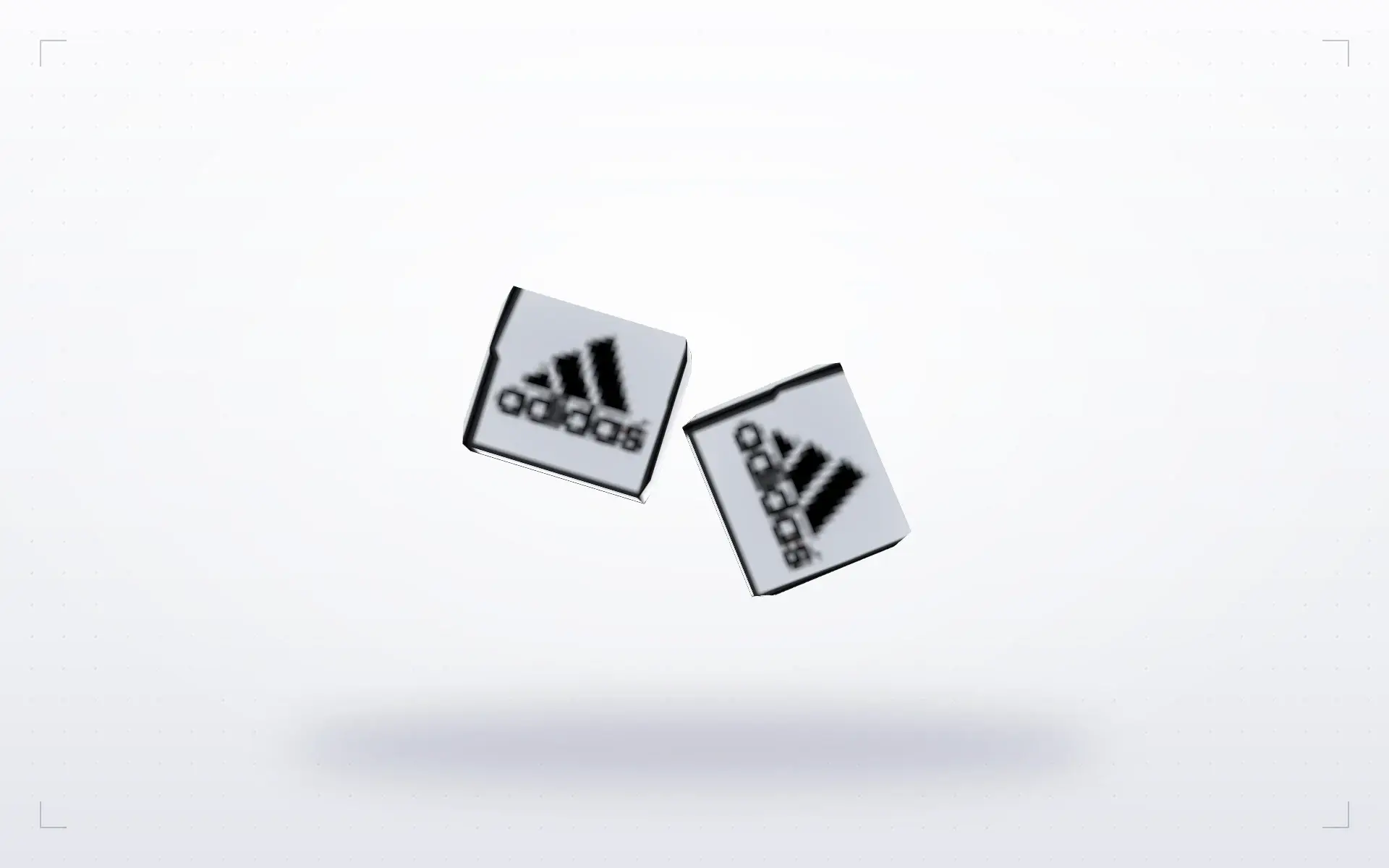 White Adidas Defuse Kit — top view