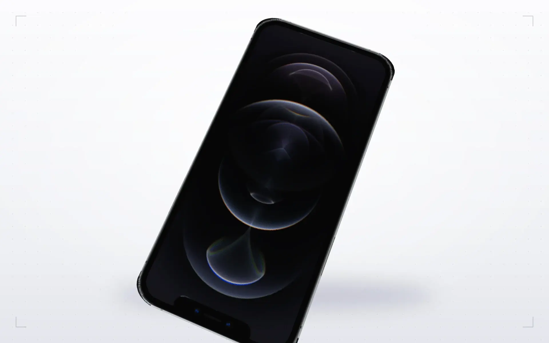 Apple iPhone 12 Pro — top view