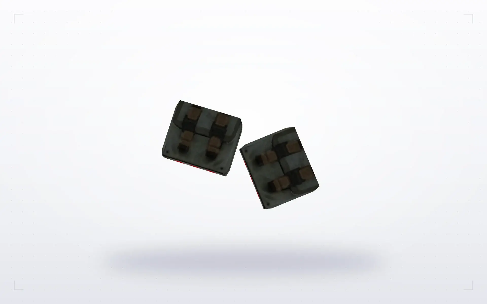 Low Poly CS:GO Defuse Kit — top view