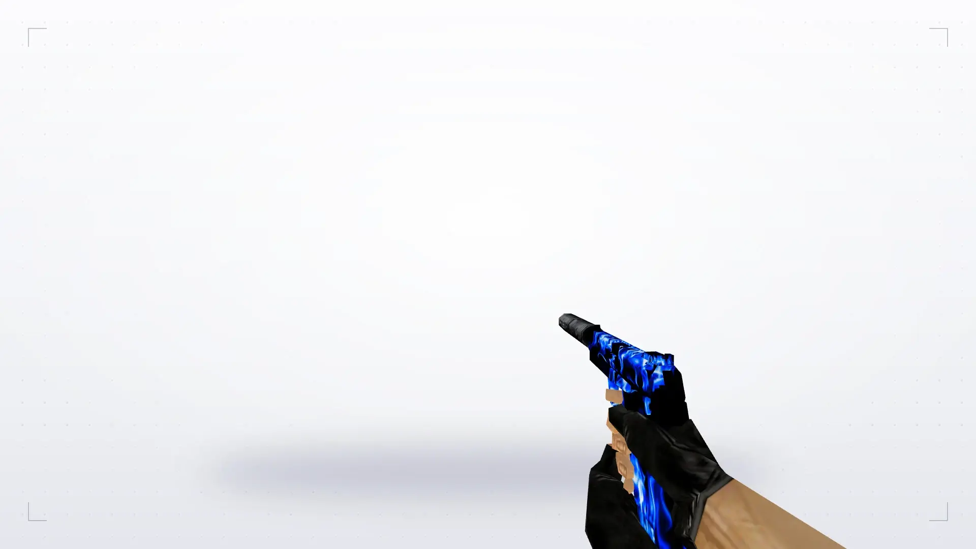 USP Blue Fire — first person