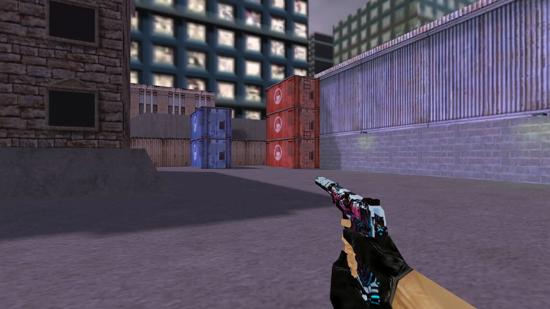 USP | Neo-Noir — cs_assault (first person)