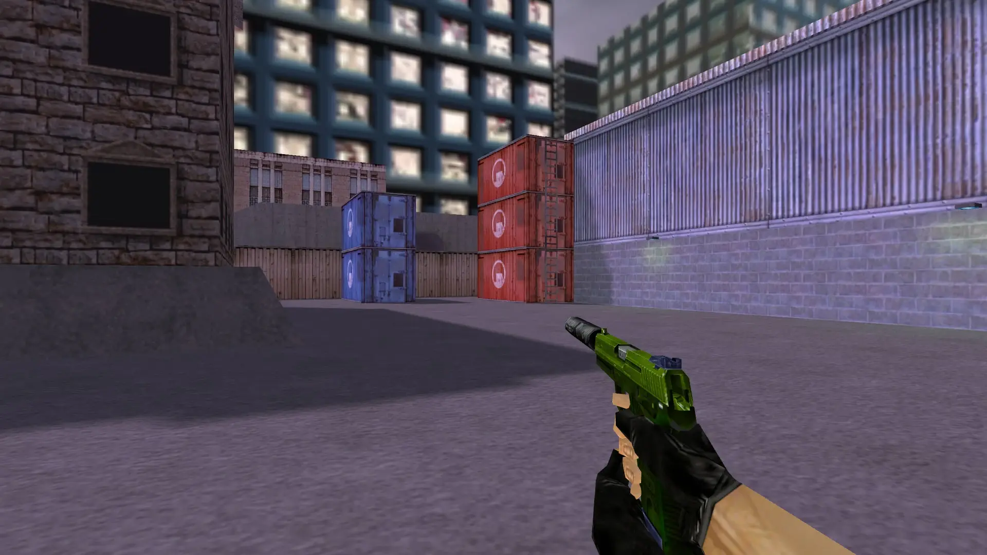 USP Olive Drab — cs_assault (first person)