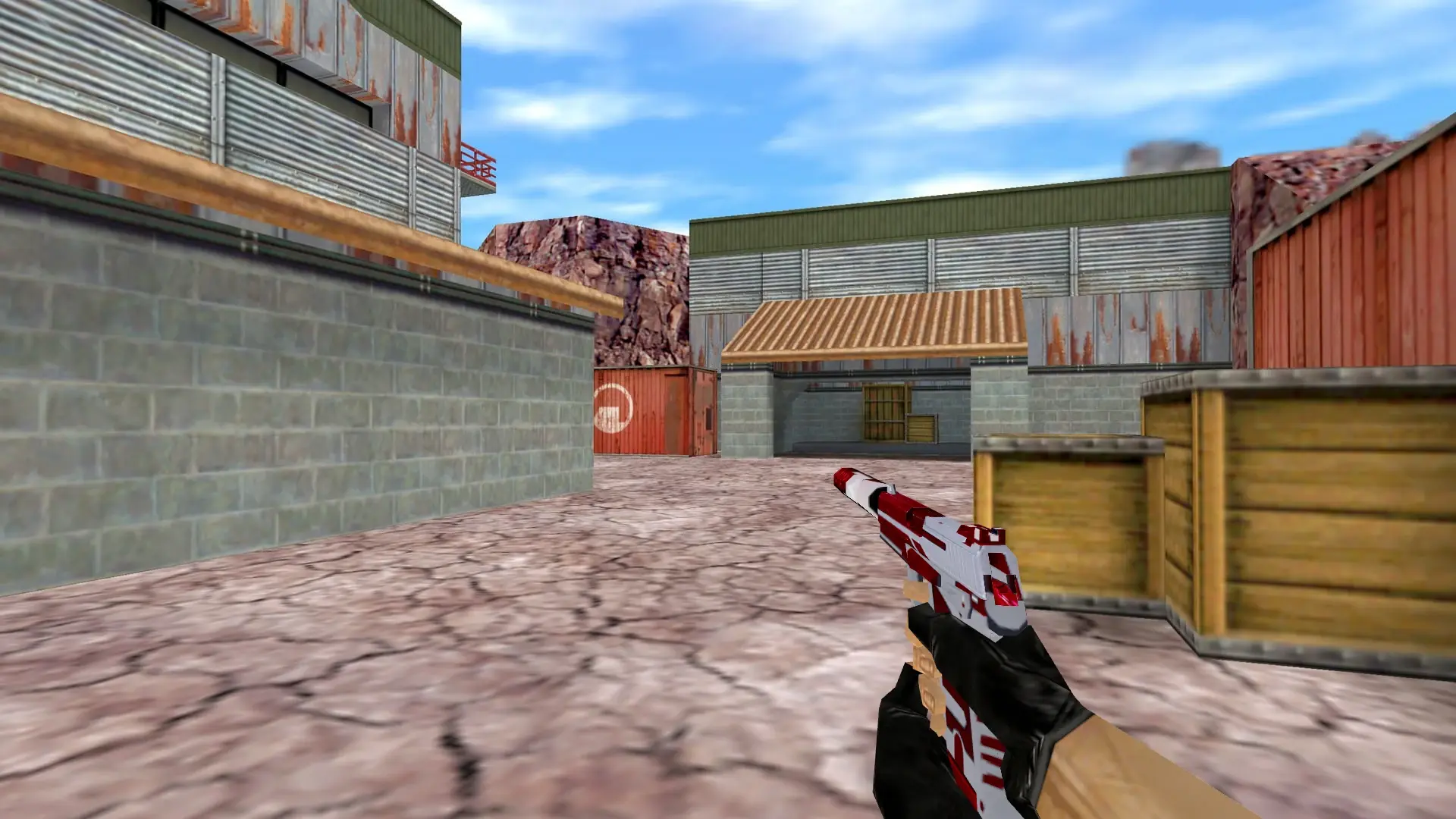 USP Red Destiny — de_nuke (first person)