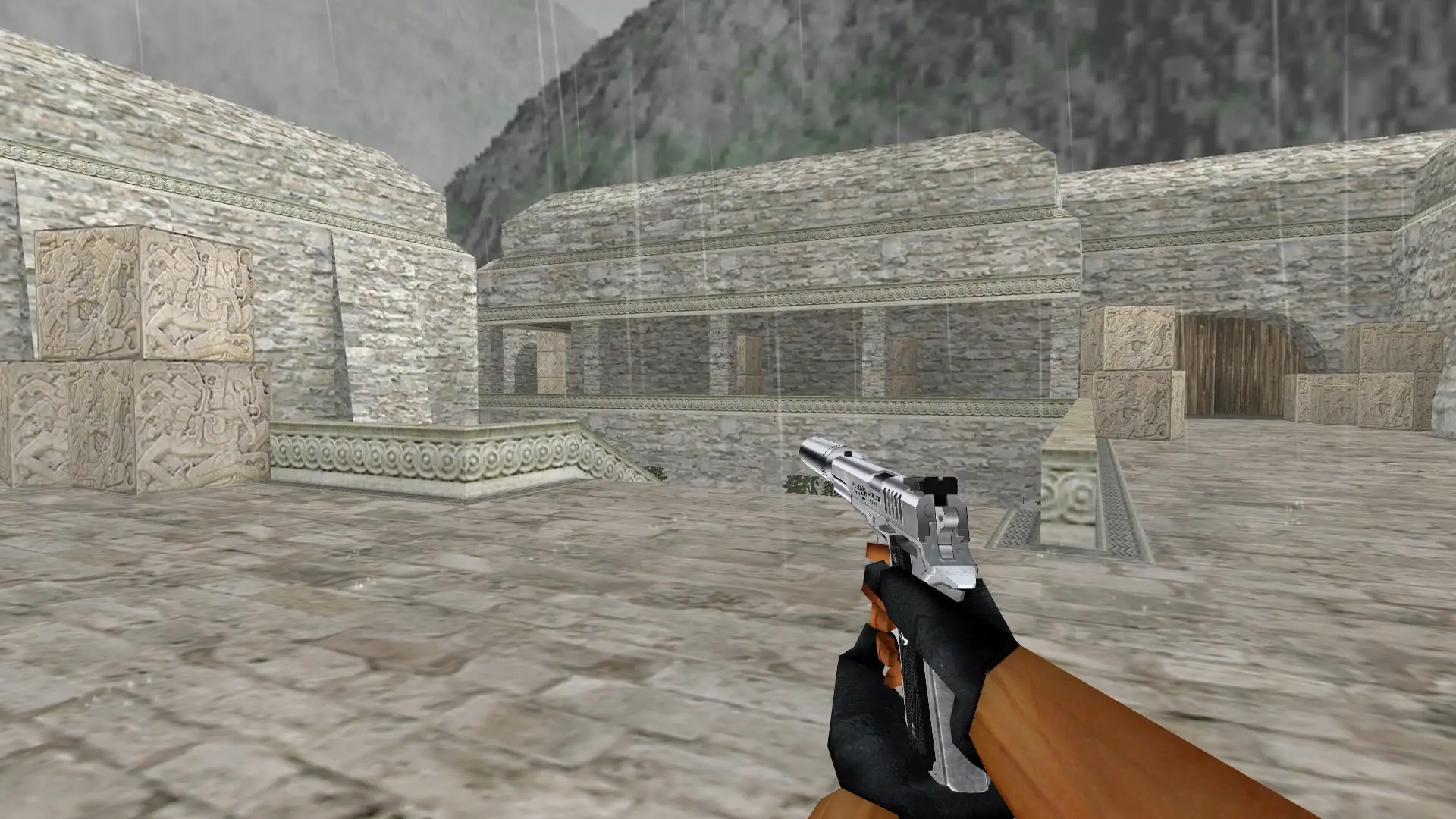 Hitman Hardballer — de_aztec (first person)