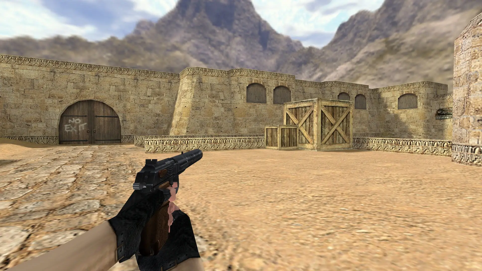 Makarov — de_dust2 (first person)
