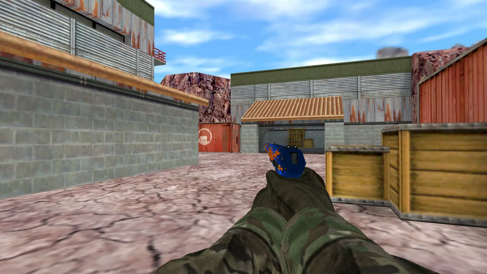 P2000 | Fire Elemental — de_nuke (first person)
