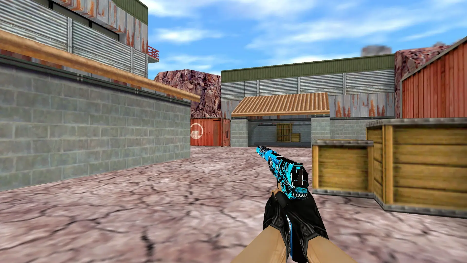 USP Aimbot — de_nuke (first person)