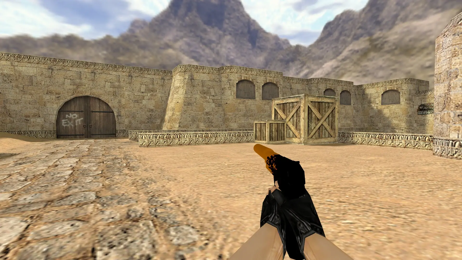 USP Blaze — de_dust2 (first person)