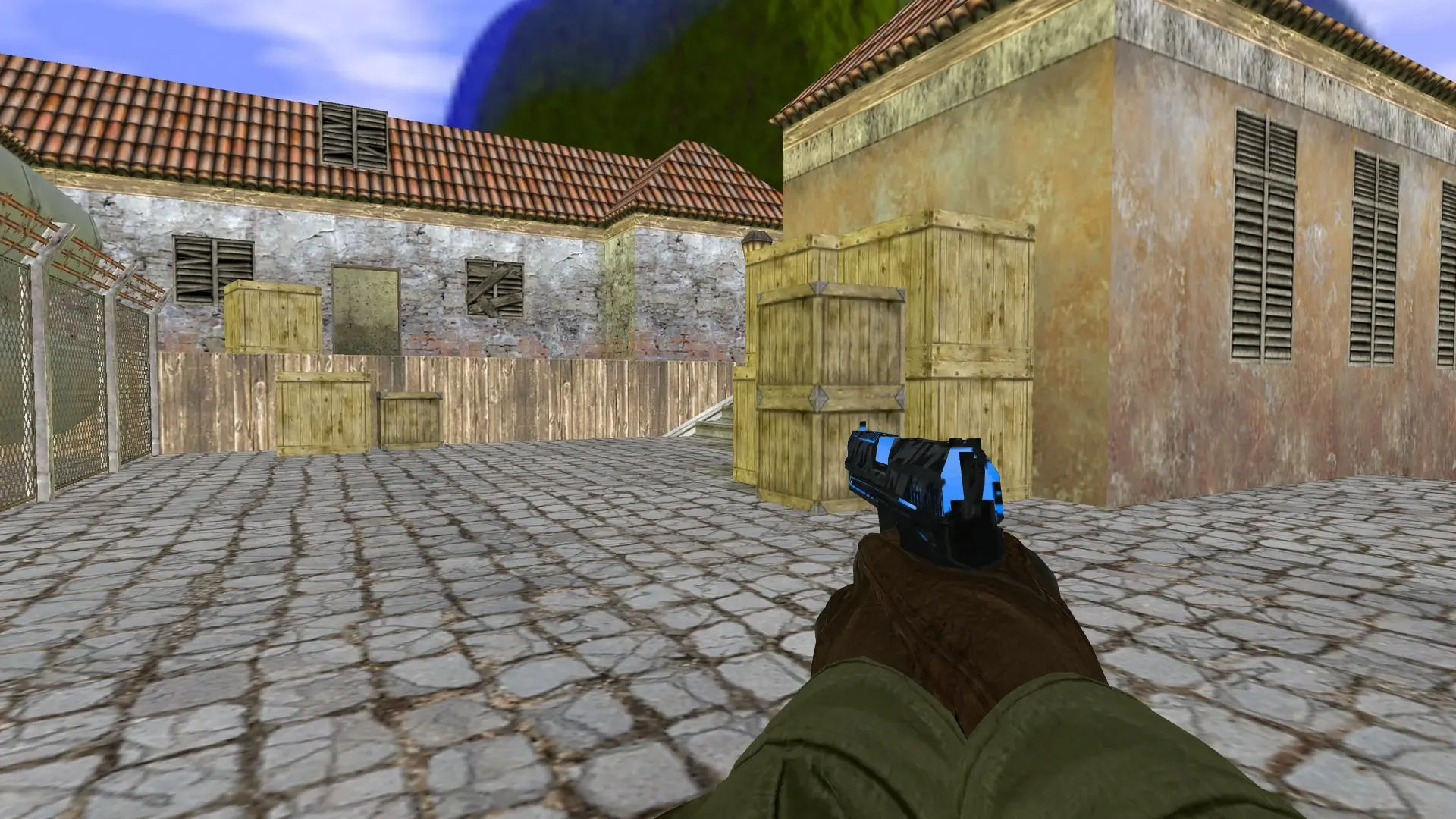 USP Blue Orion — de_inferno (first person)