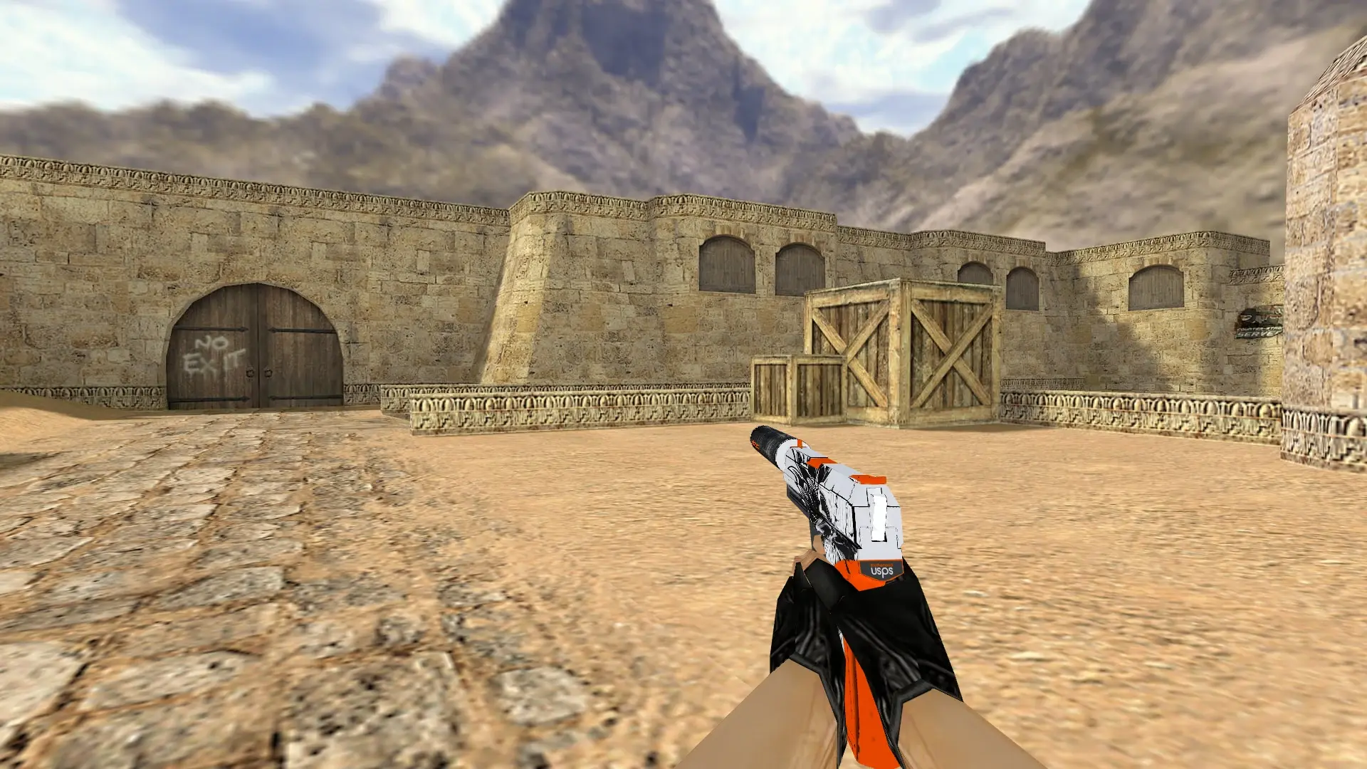 USP Brotherhood — de_dust2 (first person)