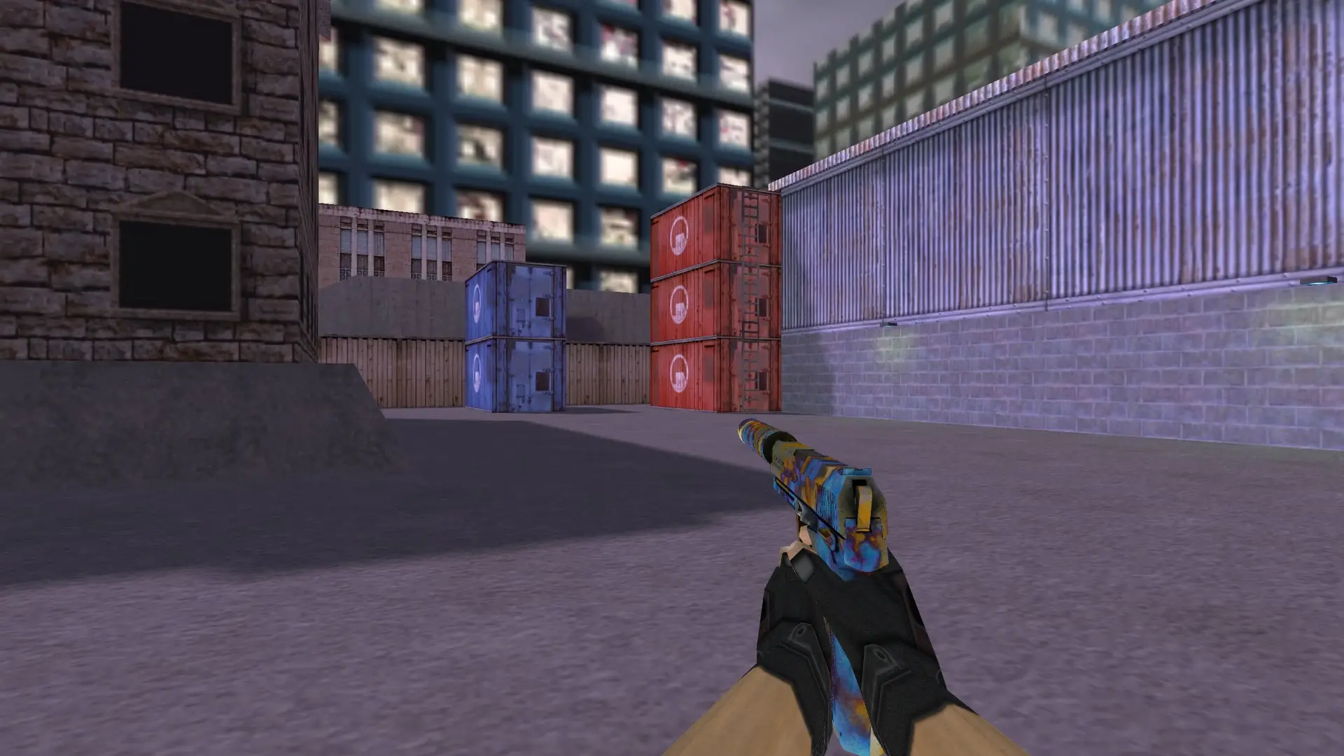 USP | Case Hardened — cs_assault (first person)