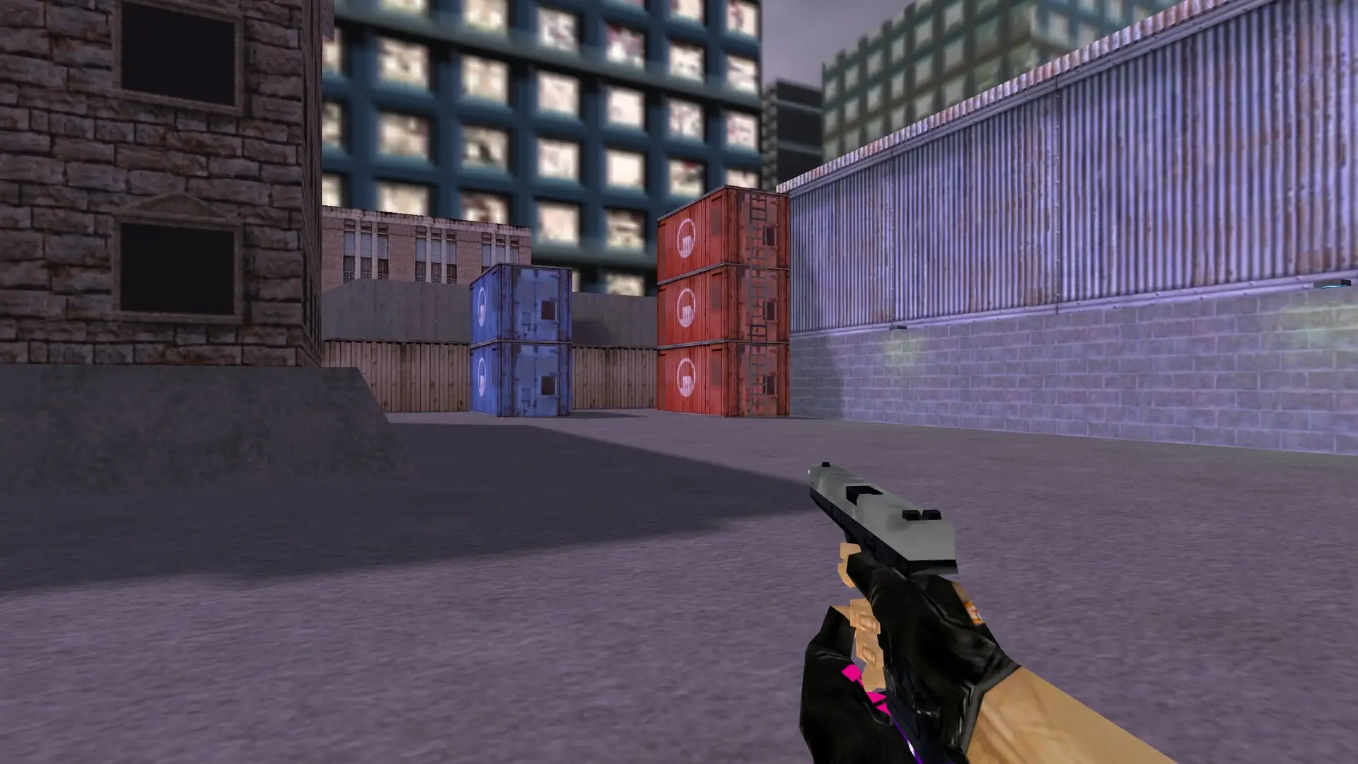 Glock-18 White Skin — cs_assault (first person)