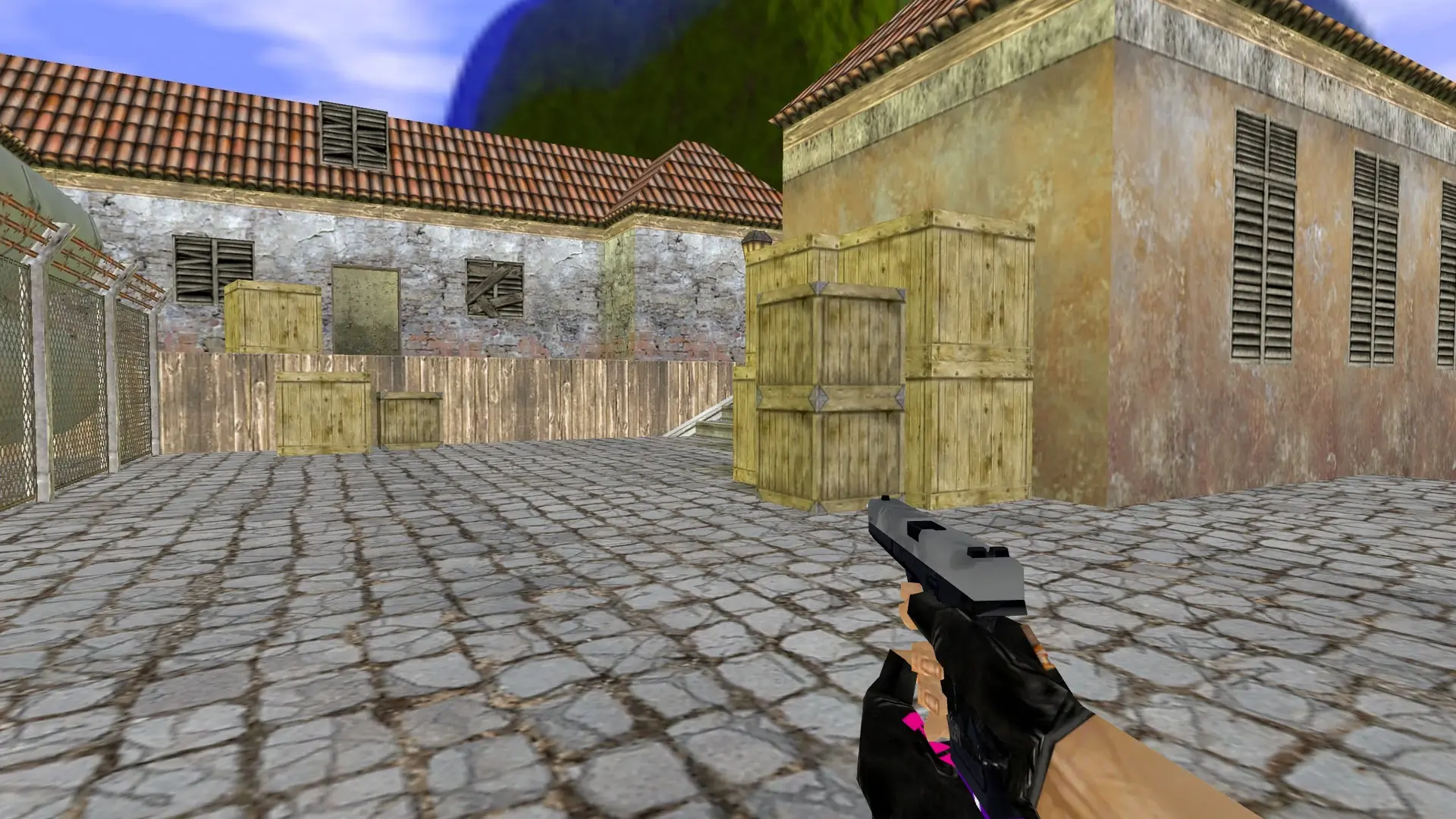 Glock-18 White Skin — de_inferno (first person)