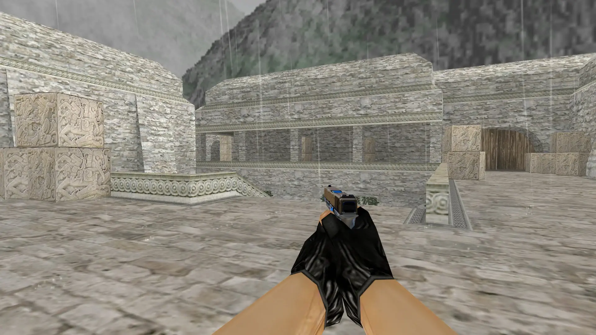 Glock-18 | Clear Polymer — de_aztec (first person)