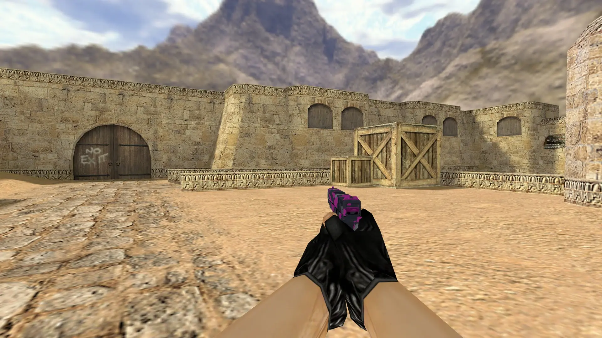 Glock-18 | Pink DDPAT — de_dust2 (first person)