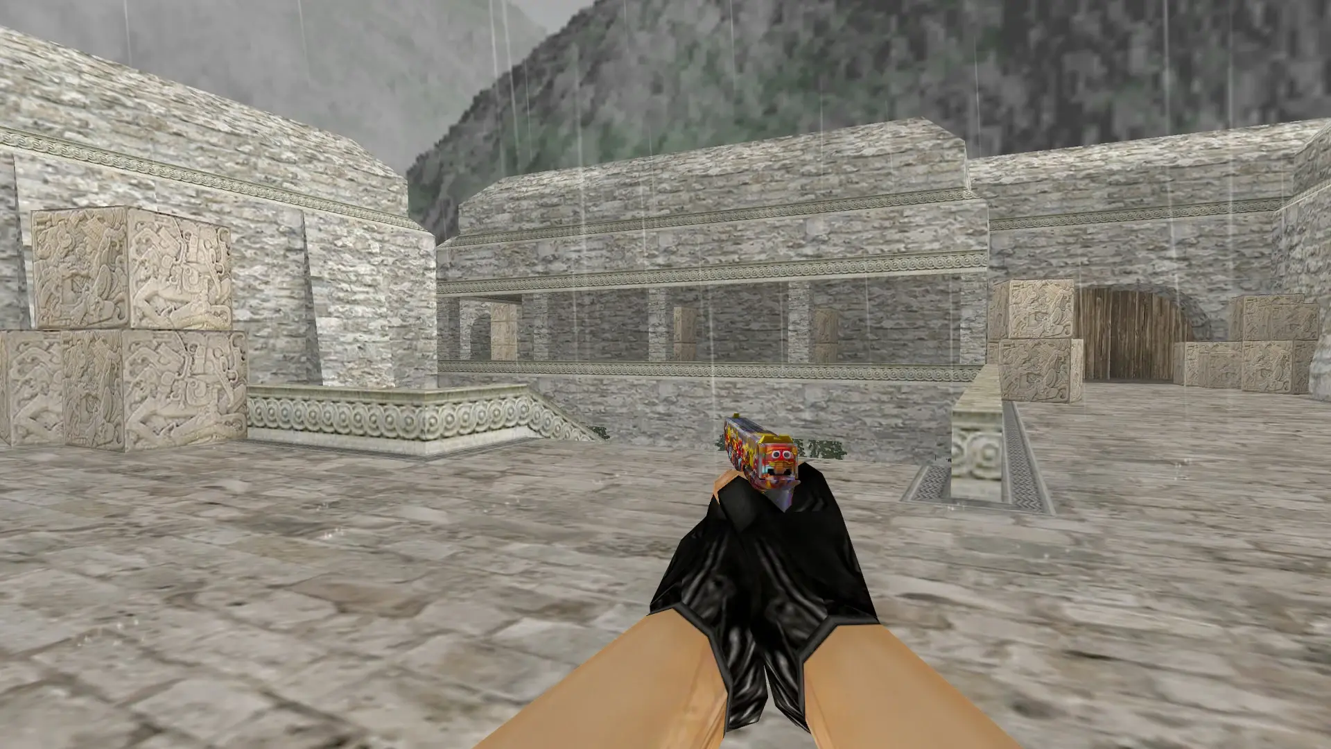 Glock-18 | Snack Attack — de_aztec (first person)