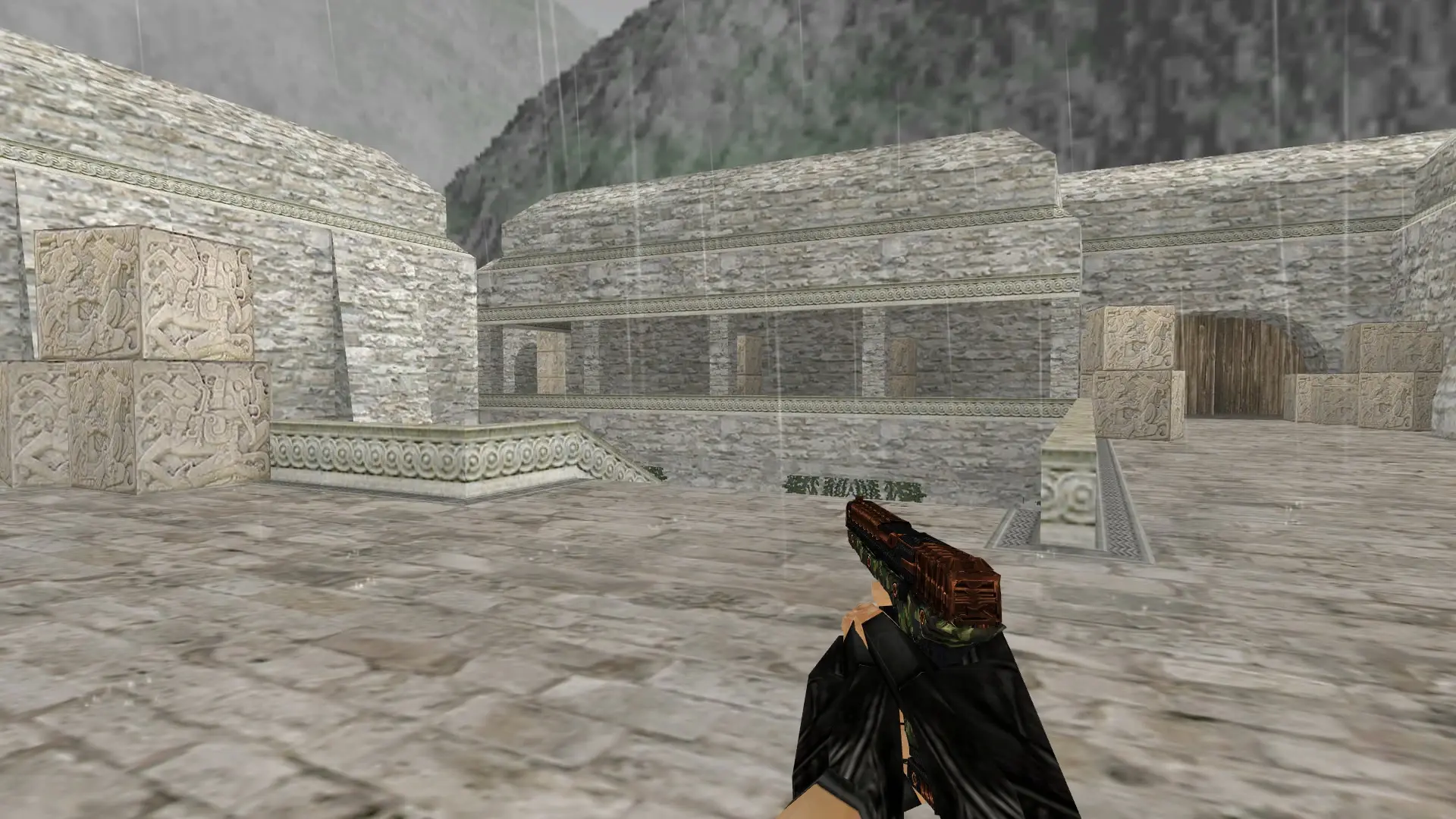 Glock Abrams — de_aztec (first person)
