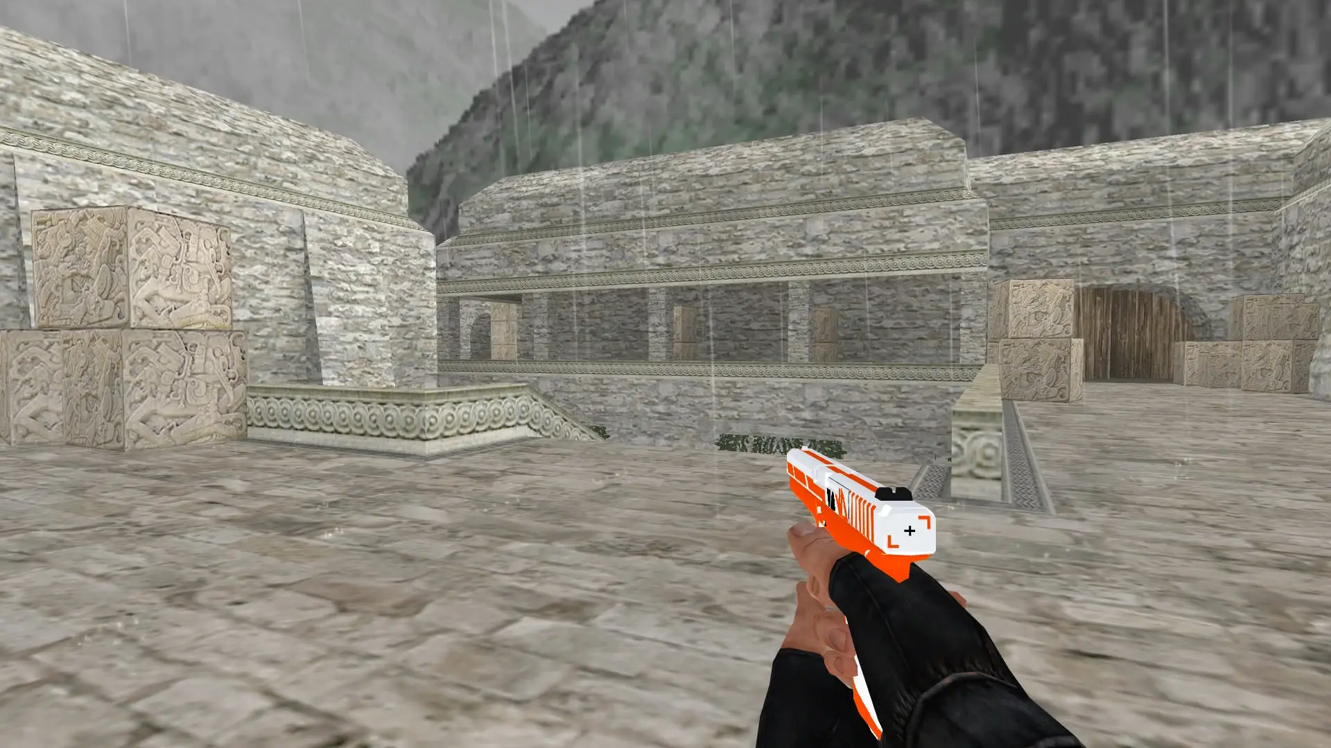 Glock-18 Asiimov — de_aztec (first person)