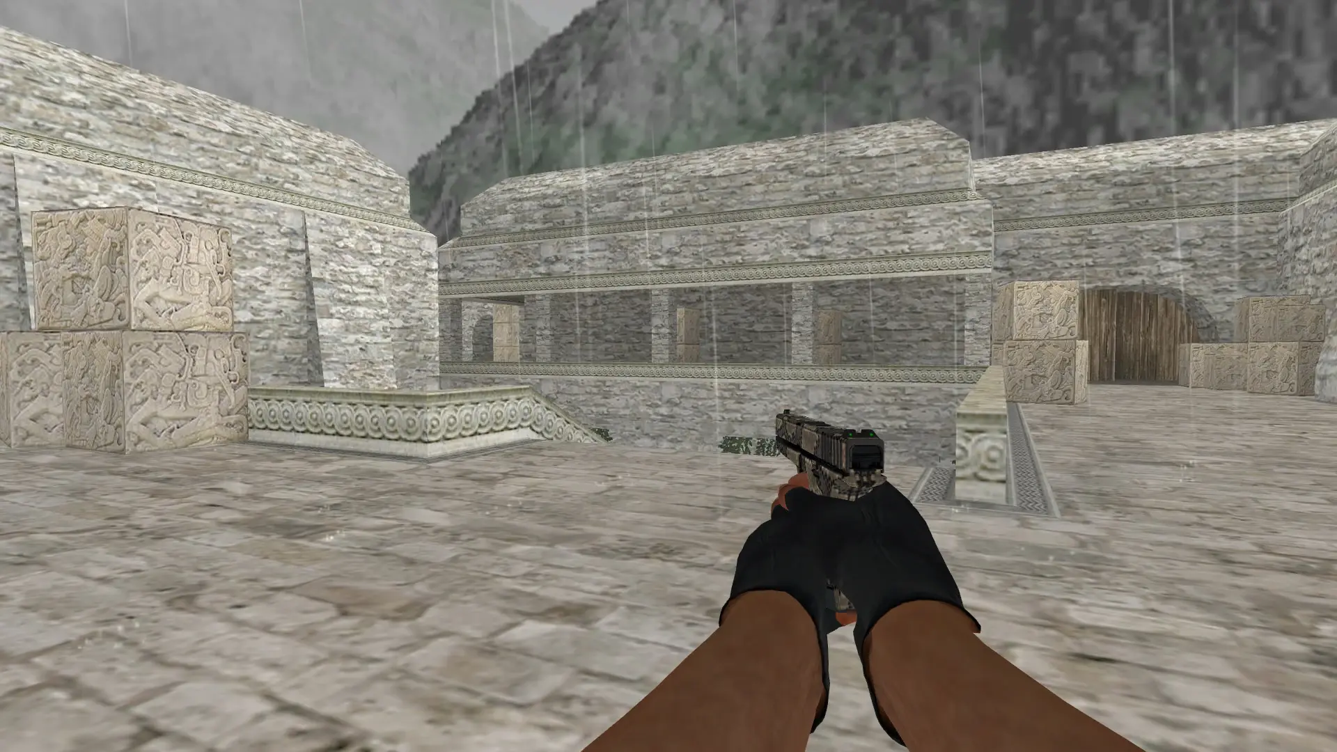 Glock-18 | Death Rattle — de_aztec (first person)