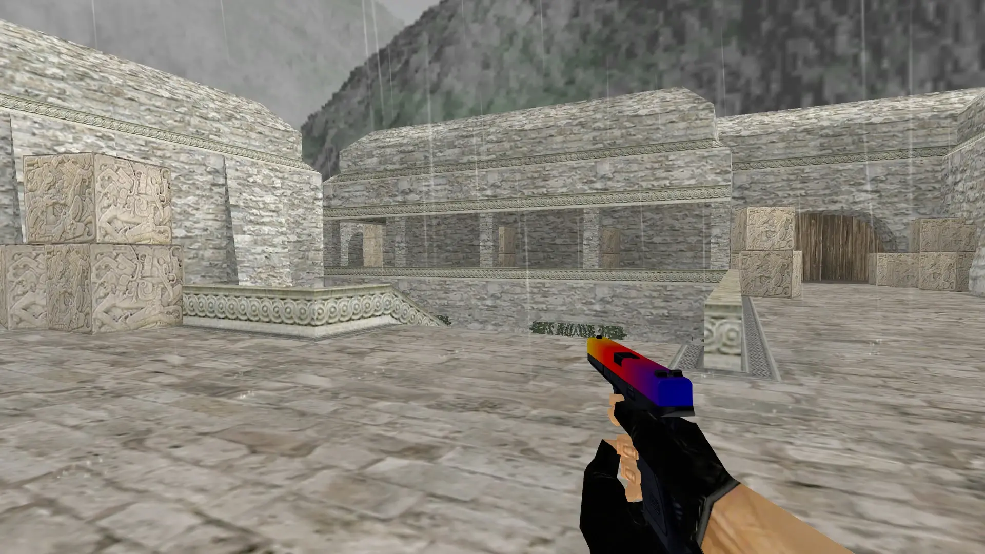 Glock-18 | Fade — de_aztec (first person)