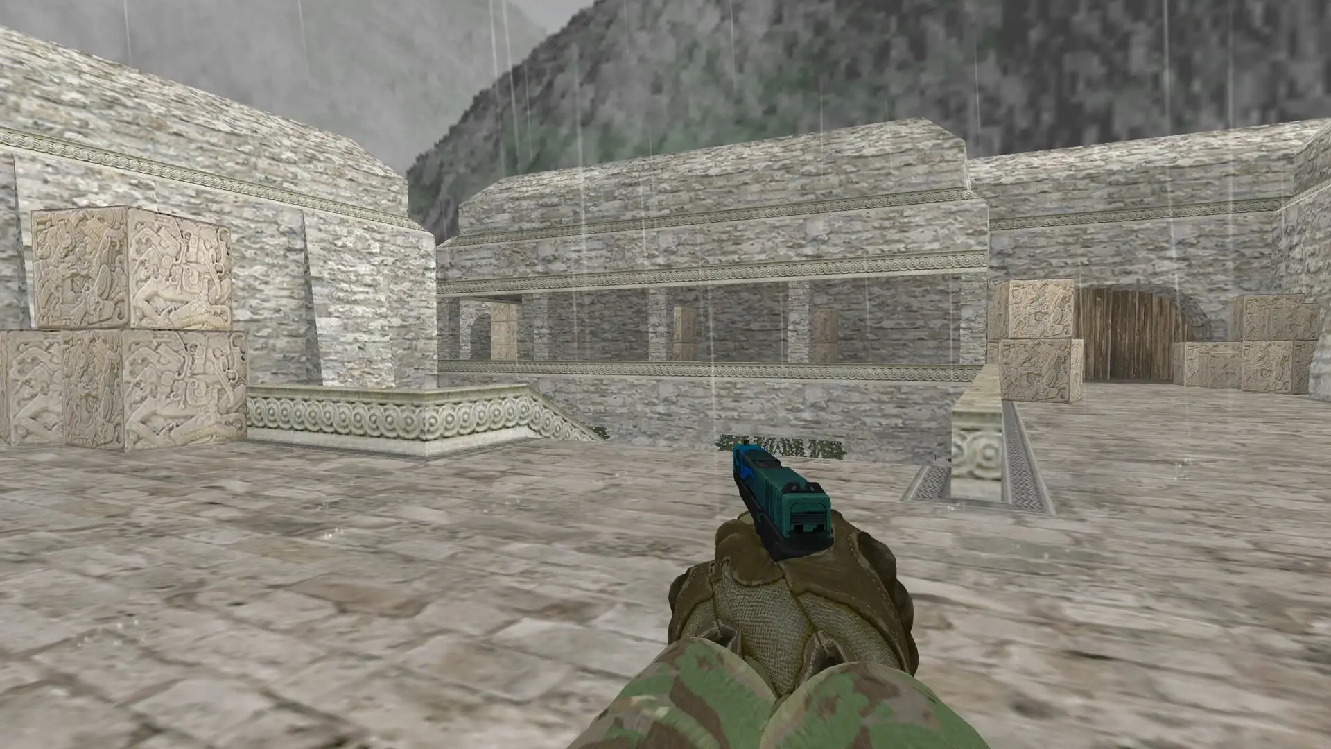 Glock-18 | Bunsen Burner — de_aztec (first person)