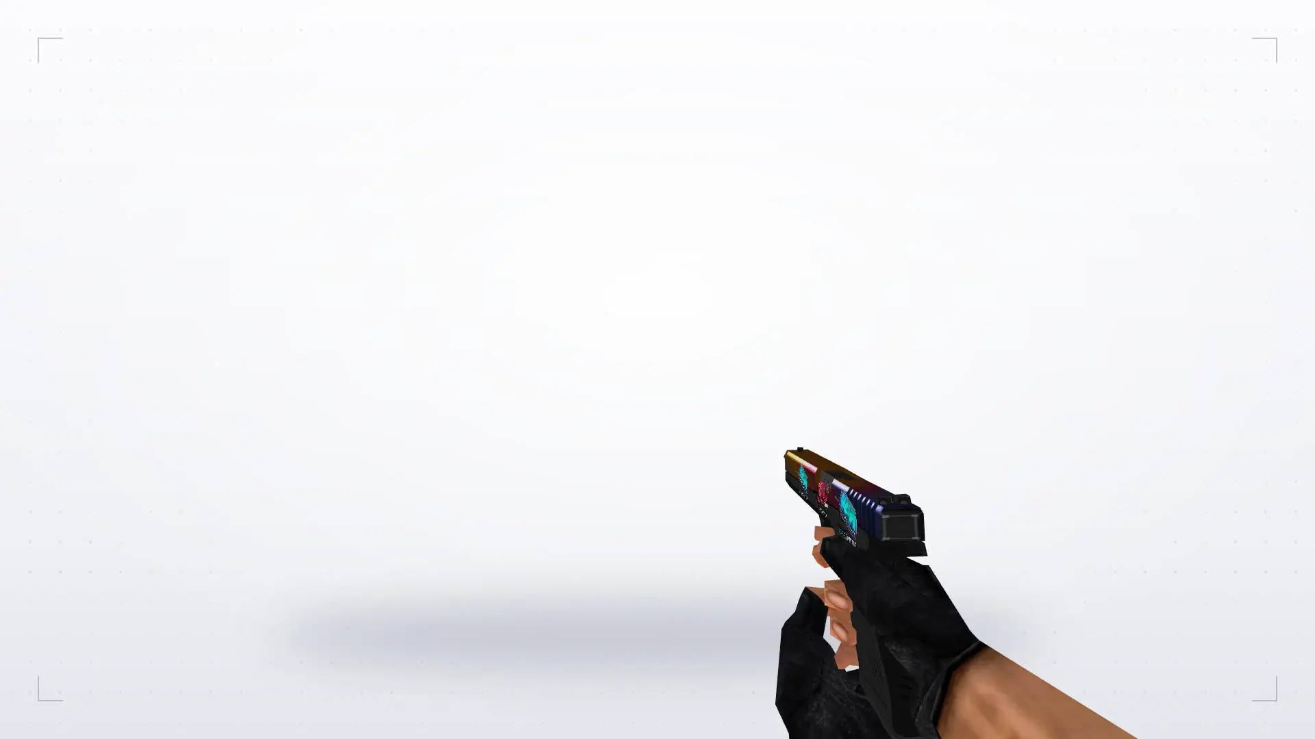 Glock-18 | Fade with stickers — first person