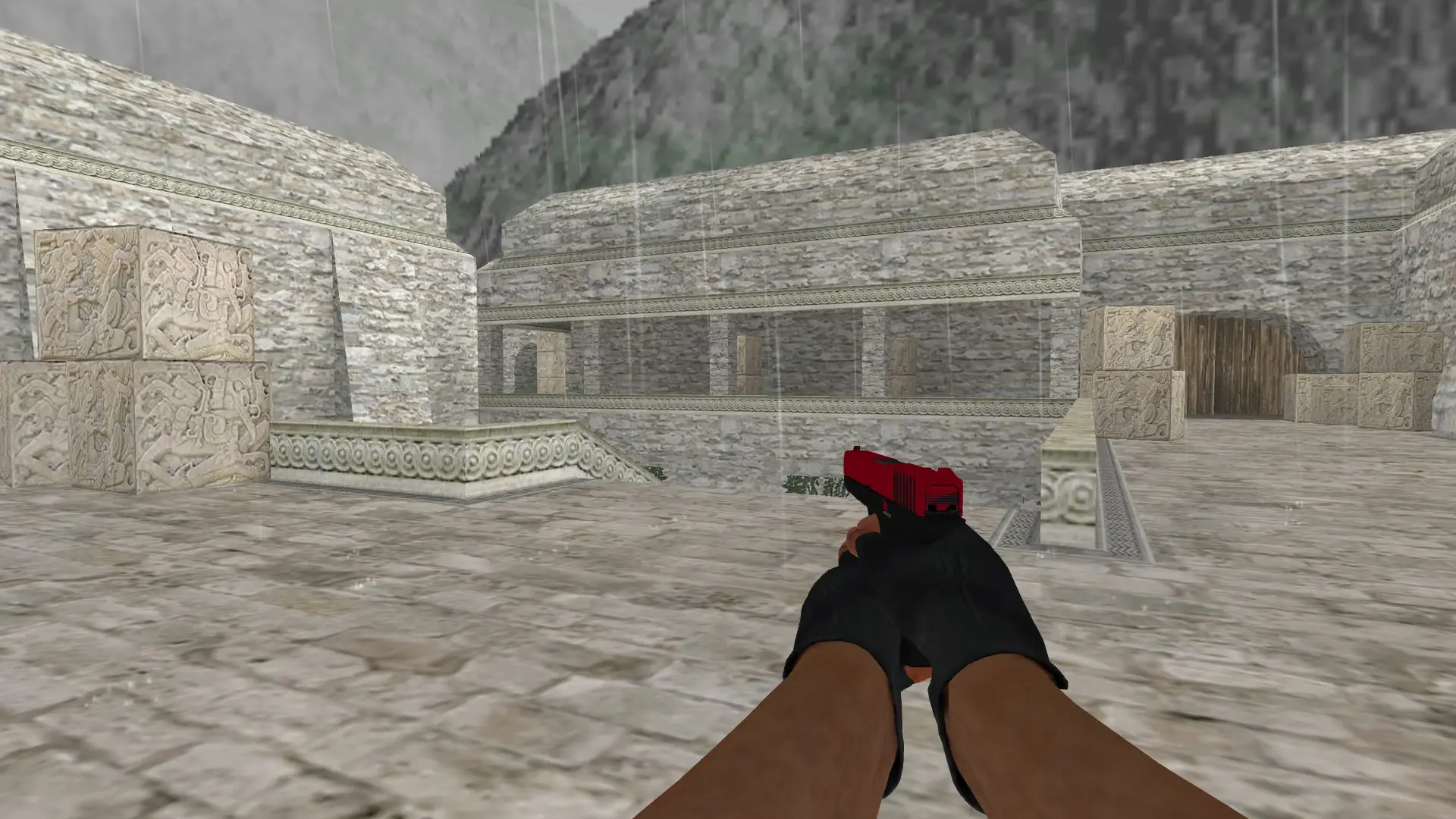 Glock-18 | Candy Apple — de_aztec (first person)