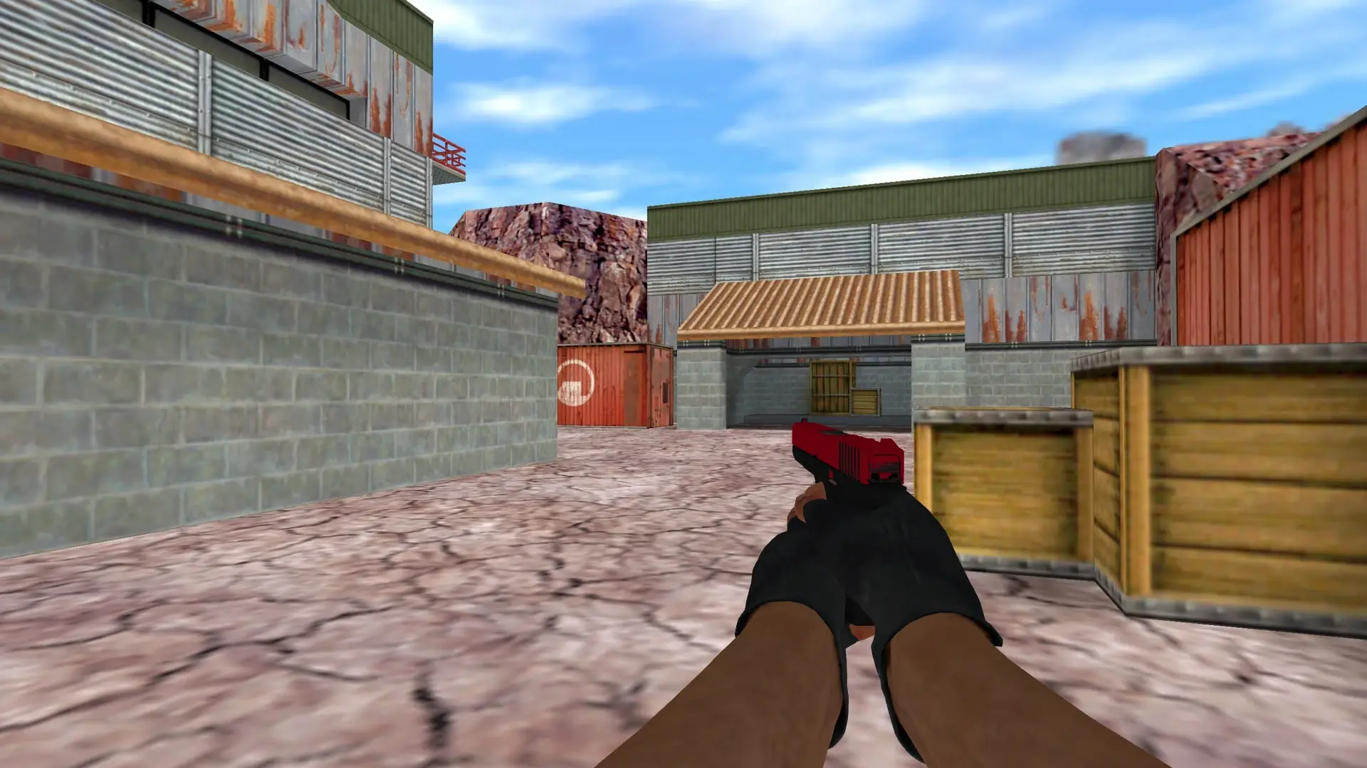 Glock-18 | Candy Apple — de_nuke (first person)