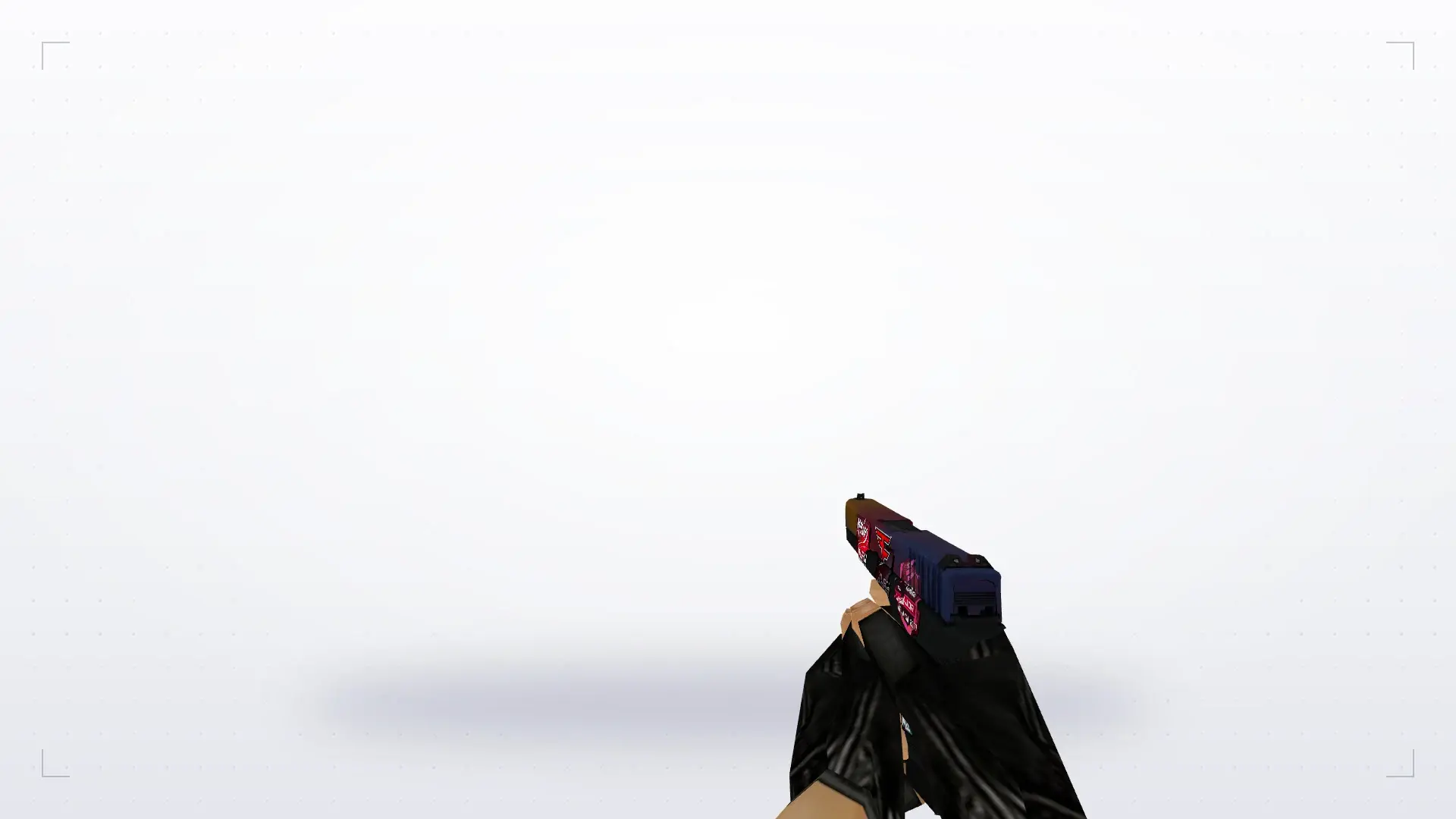 Glock-18 | Fade with stickers, HD — first person