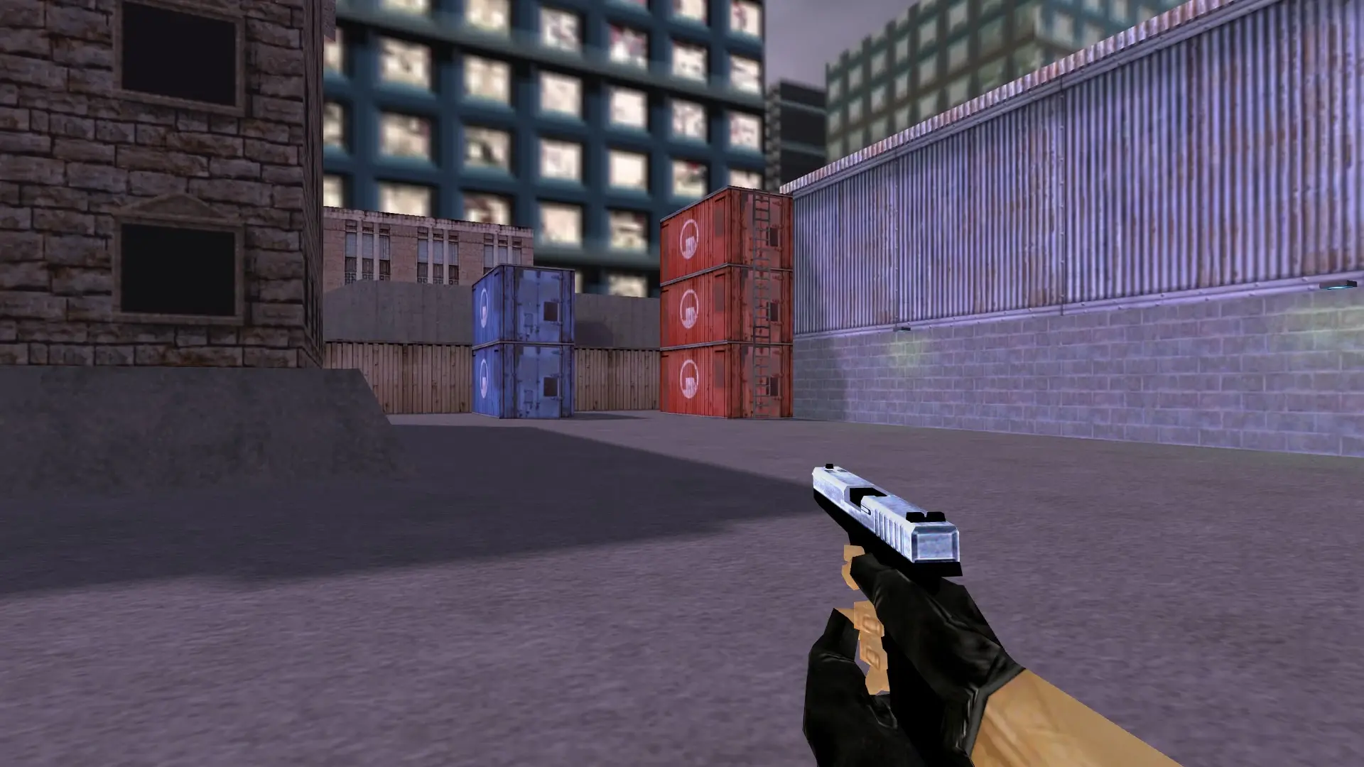 Glock-18 Chrome — cs_assault (first person)