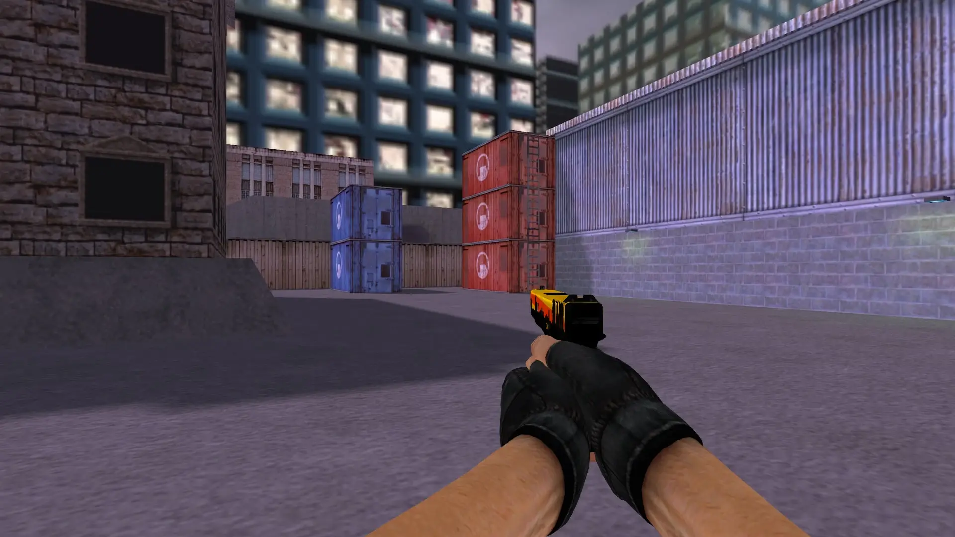 Glock-18 City Scape — cs_assault (first person)